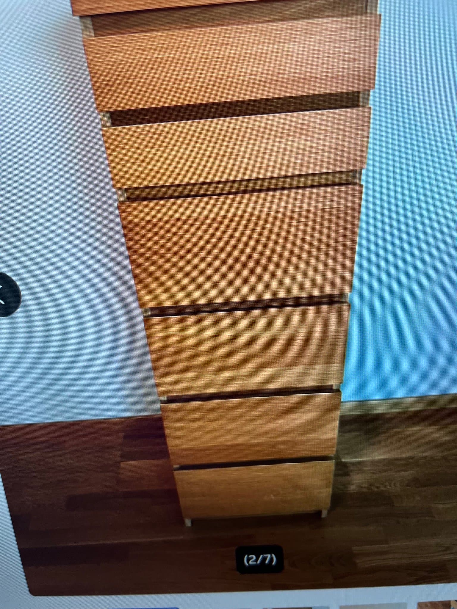 IKEA Byrå med 6 lådor och spegel