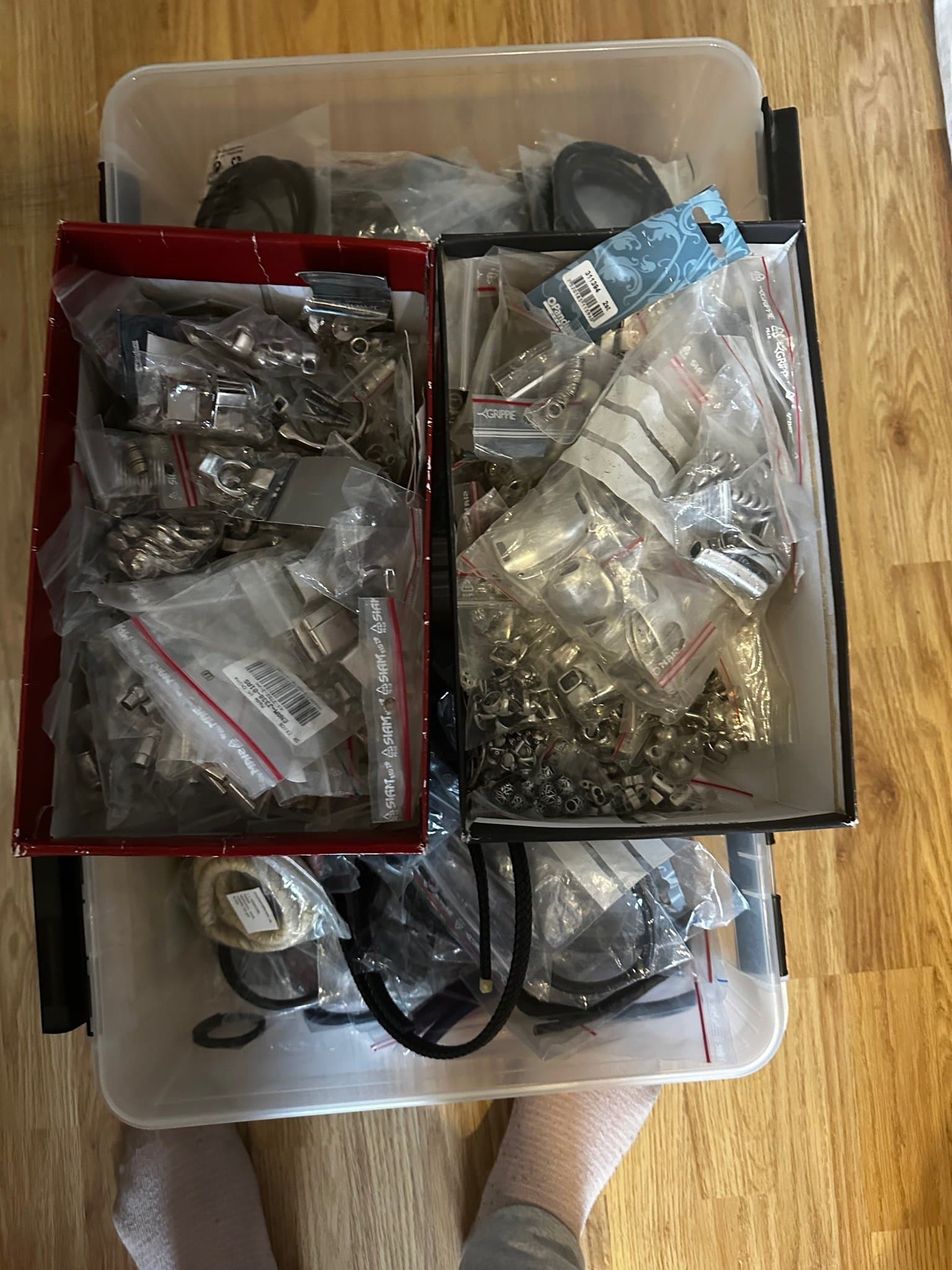 Stor satts för att göra läderarmband