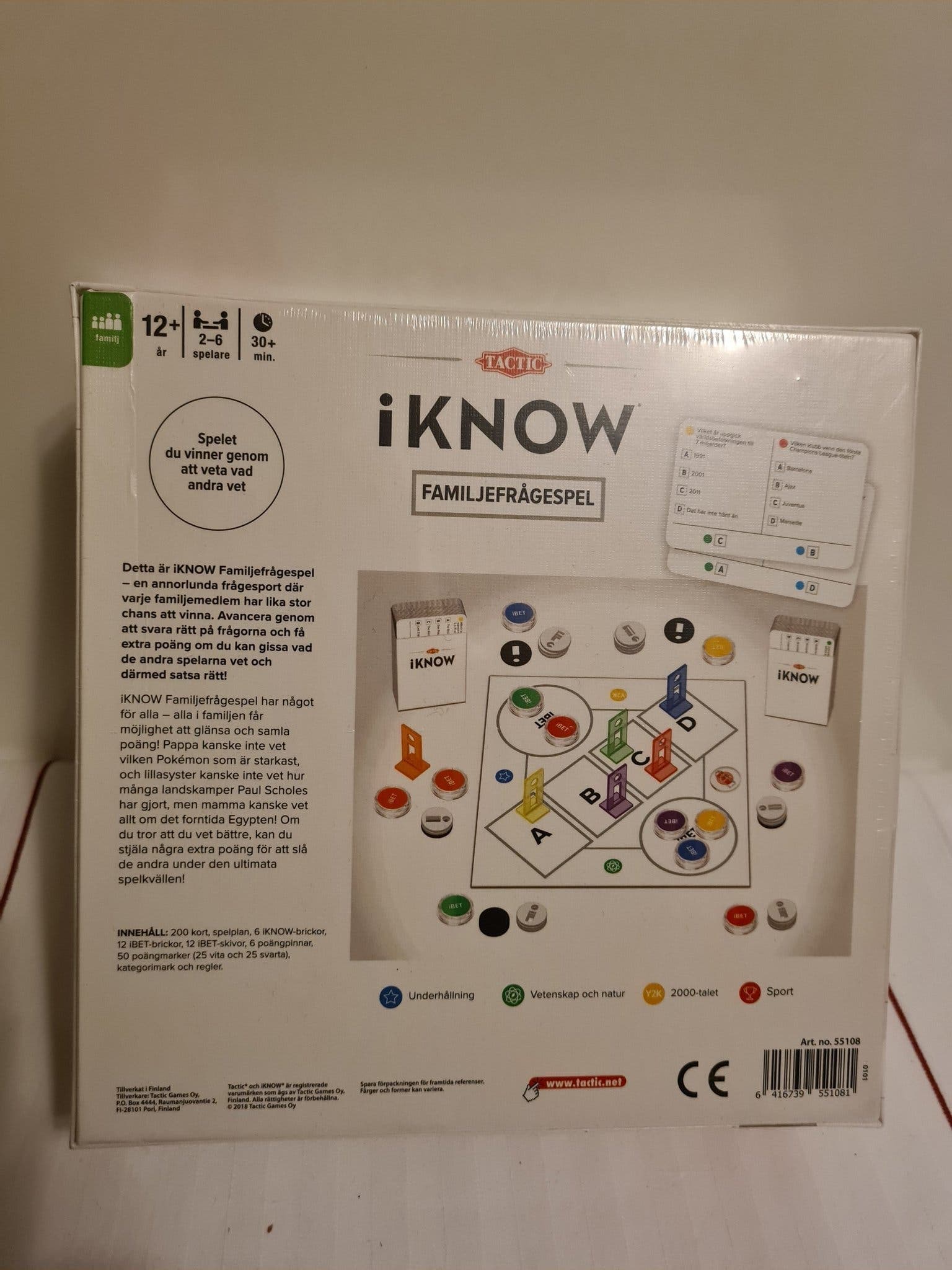 Nytt spel iKnow Familjefrågespel - Tactic