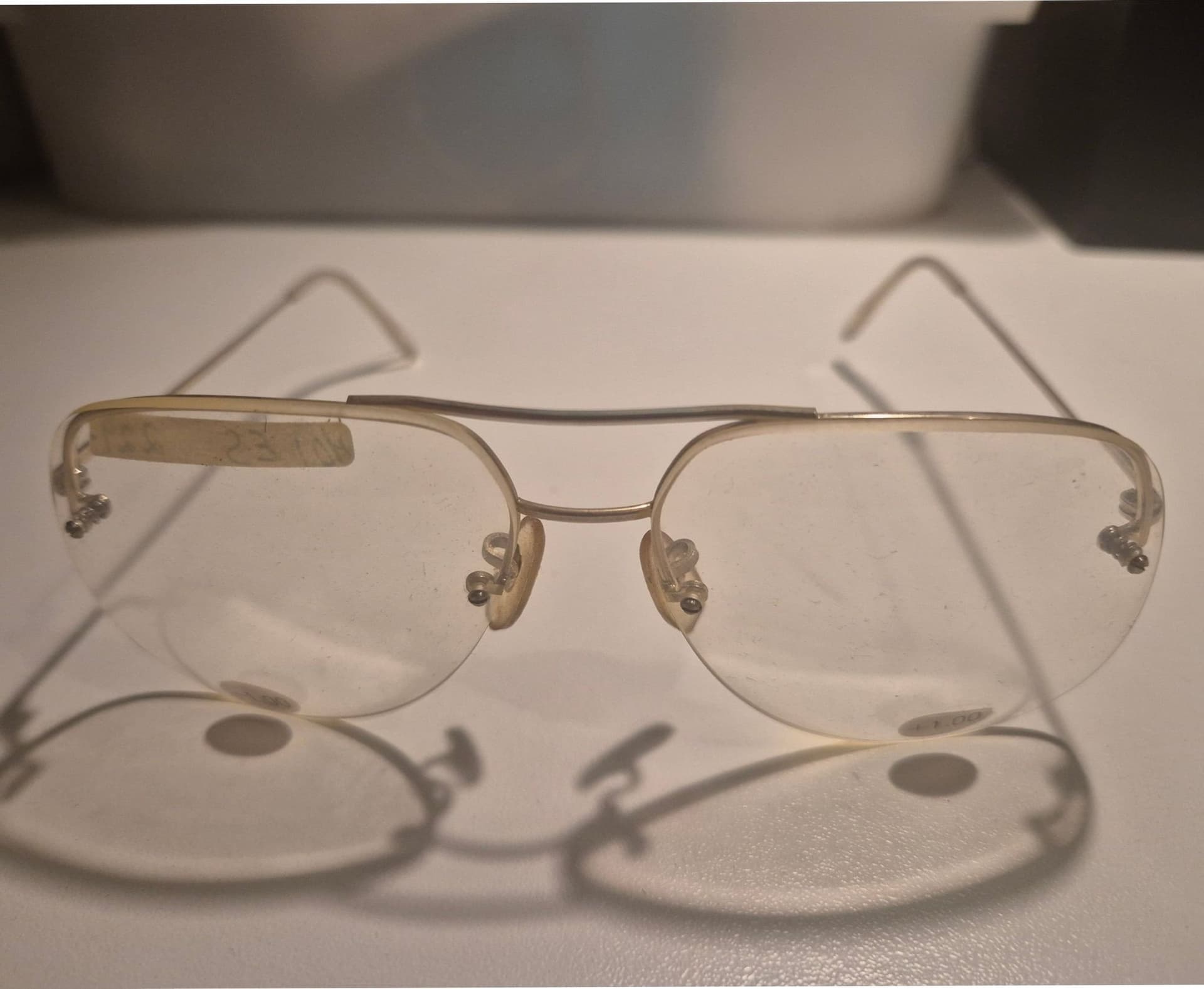 Nya/oanvända! Vintage/retro 1950/60-tal Glasögon +1, Västerlångs Optik