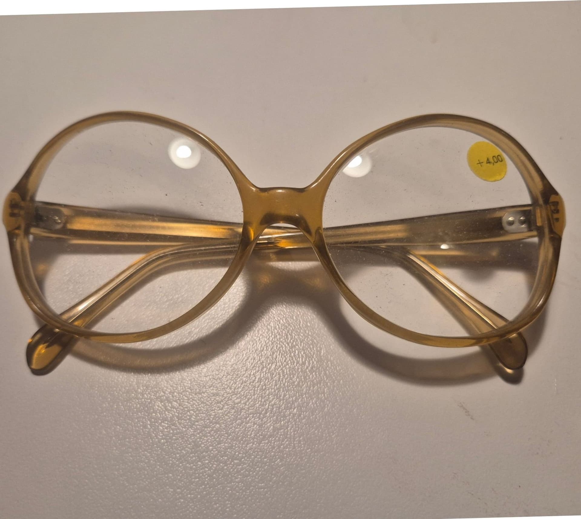 Nya/oanvända! Vintage/retro 1950/60-tal Glasögon +4, Västerlångs Optik