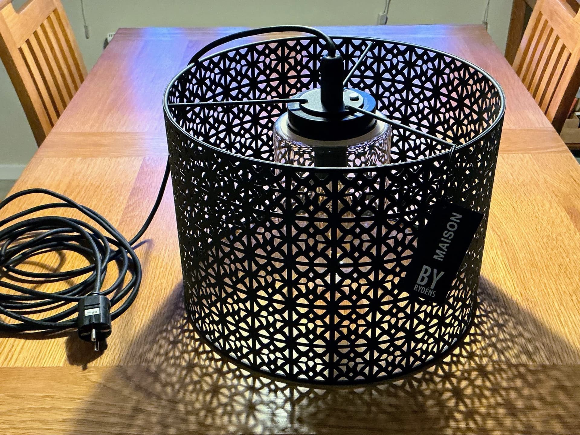 BY RYDÉNS MAISON – TAKLAMPA FÖR UTERUM/ALTAN – Ø 36 CM – IP44