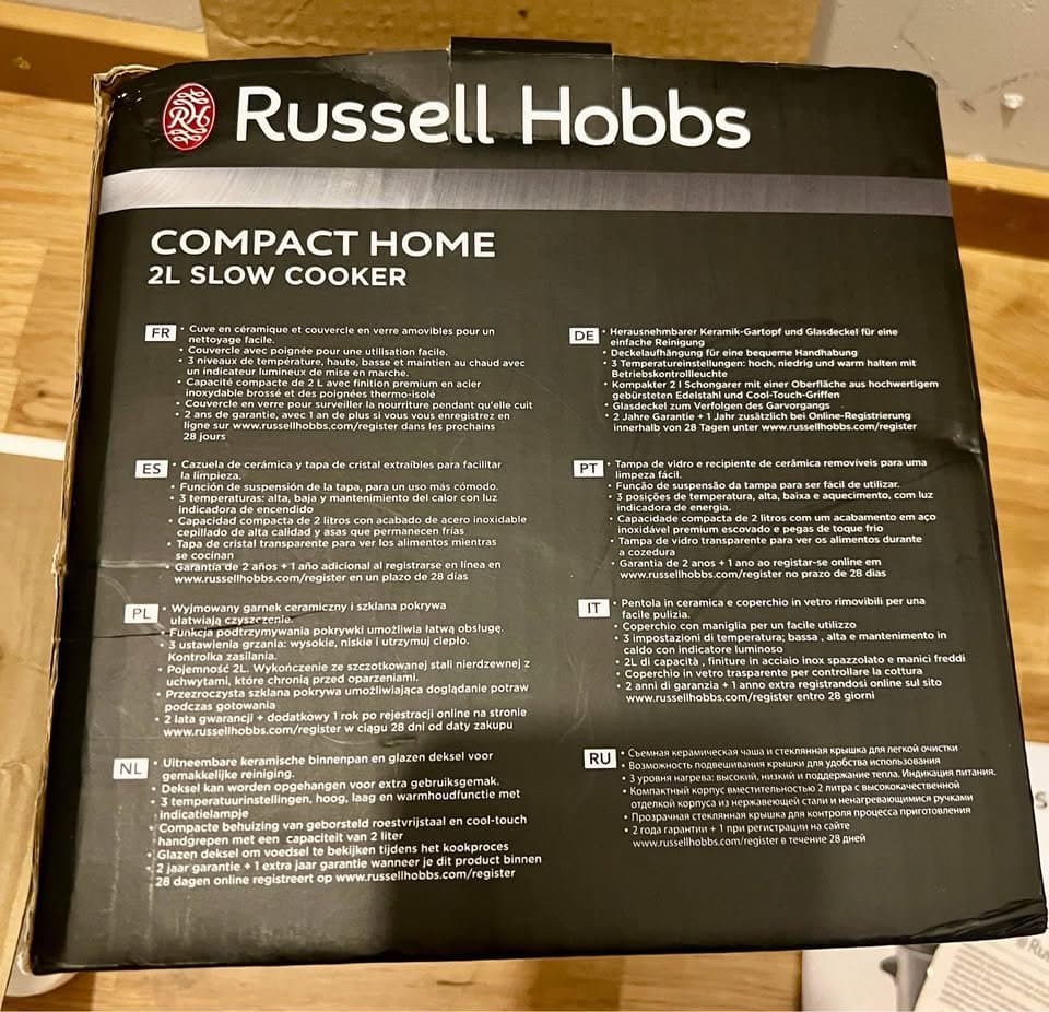 Russell Hobbs 2L Slow Cooker