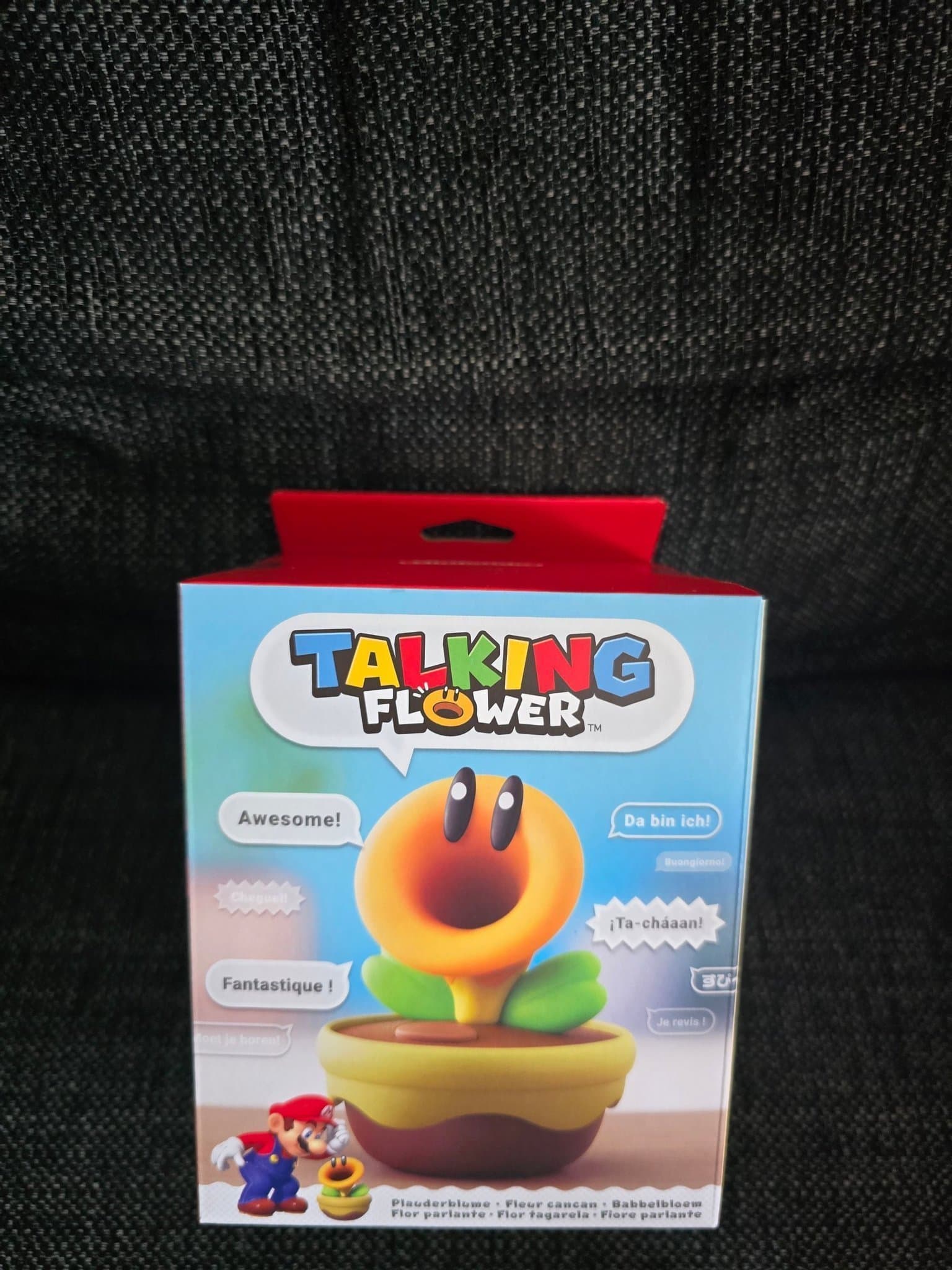 Talking Flower Super Mario Helt nytt plomberad kartong