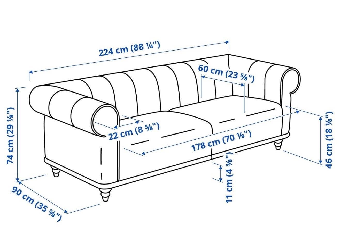 3-sits soffa – Helt ny i kartong
