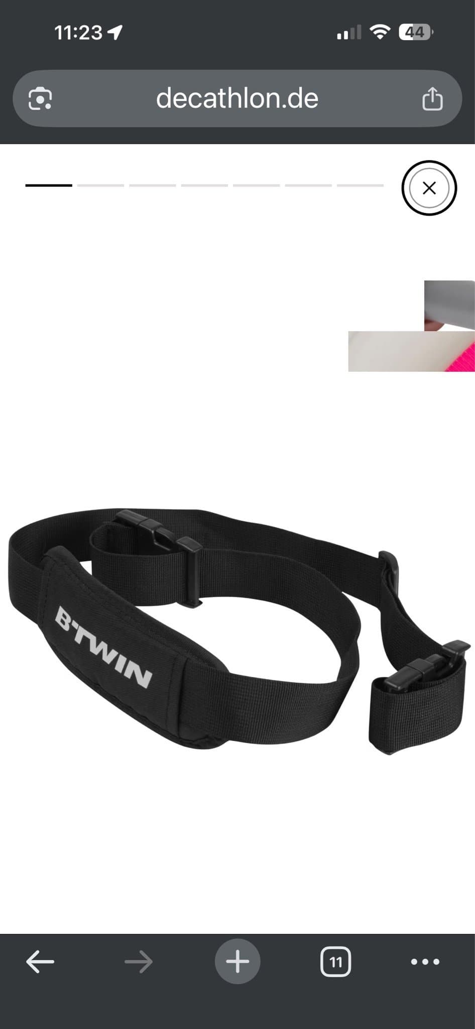 B'Twin bärrem för balanscykel/barncykel