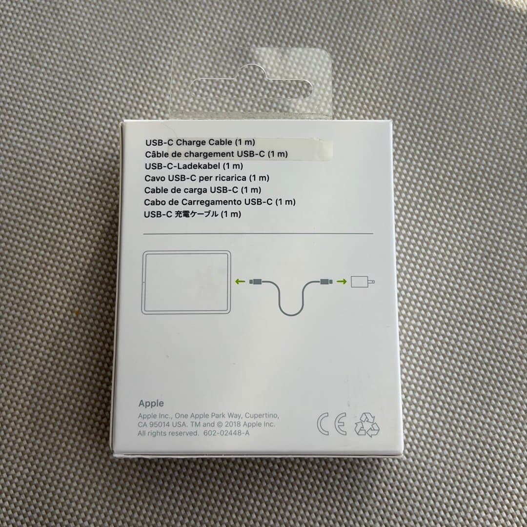 Original Apple USB-C kabel - nytt