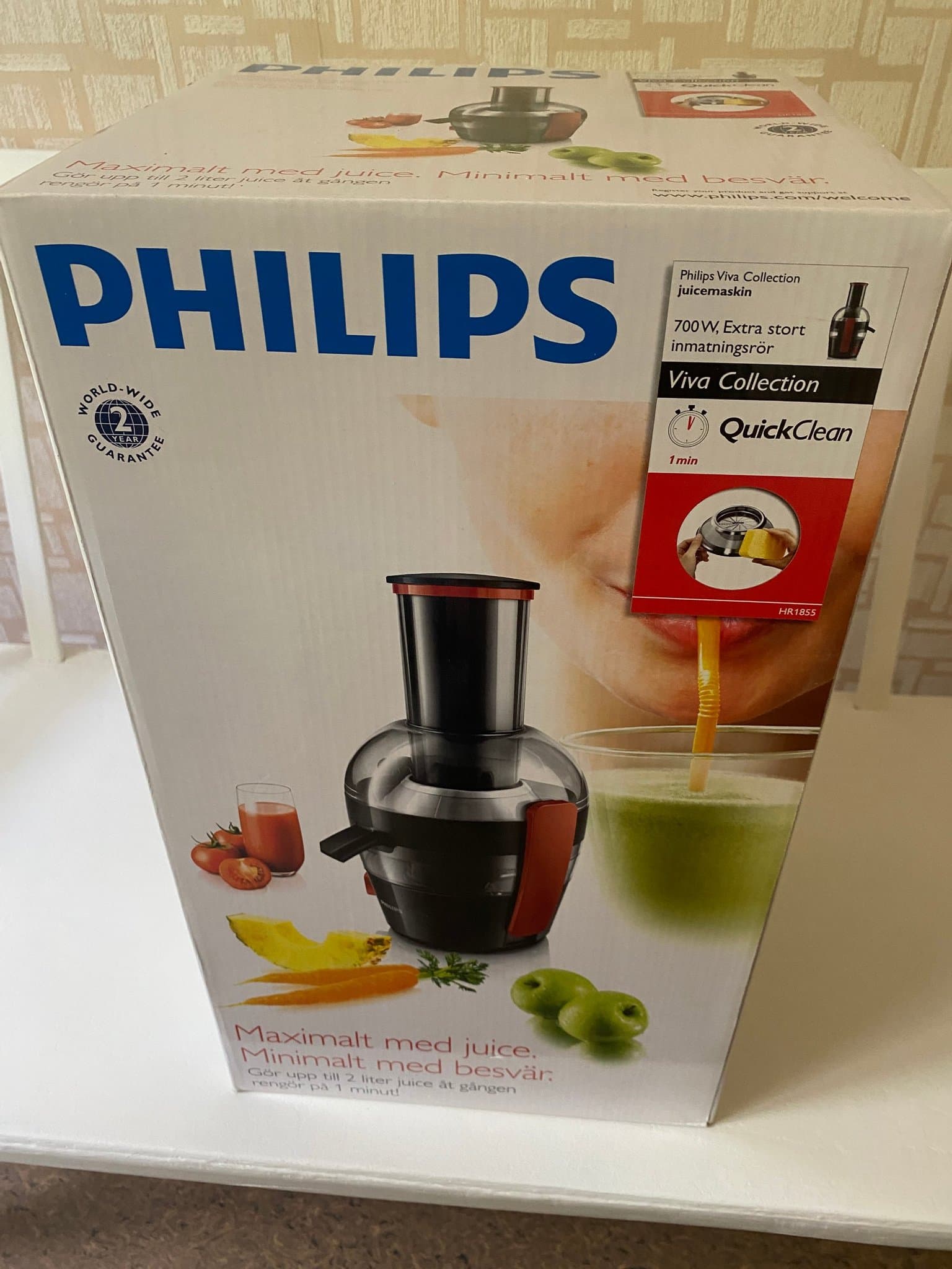 Philips Viva Collection Juicemaskin HR1855 AVHÄMTNING