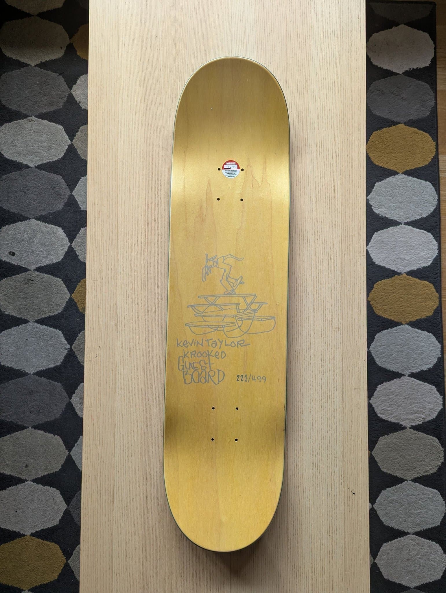 Krooked Kevin Taylor Guest Board Skateboard Deck
