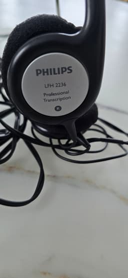Philips LFH 2236 Professional Transcription Hörlurar