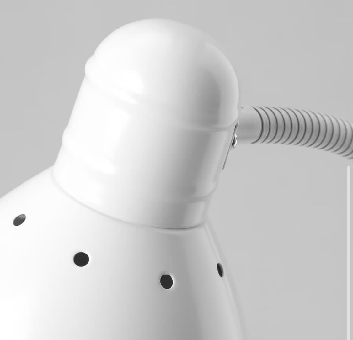 IKEA LERSTA Golvlampa, vit