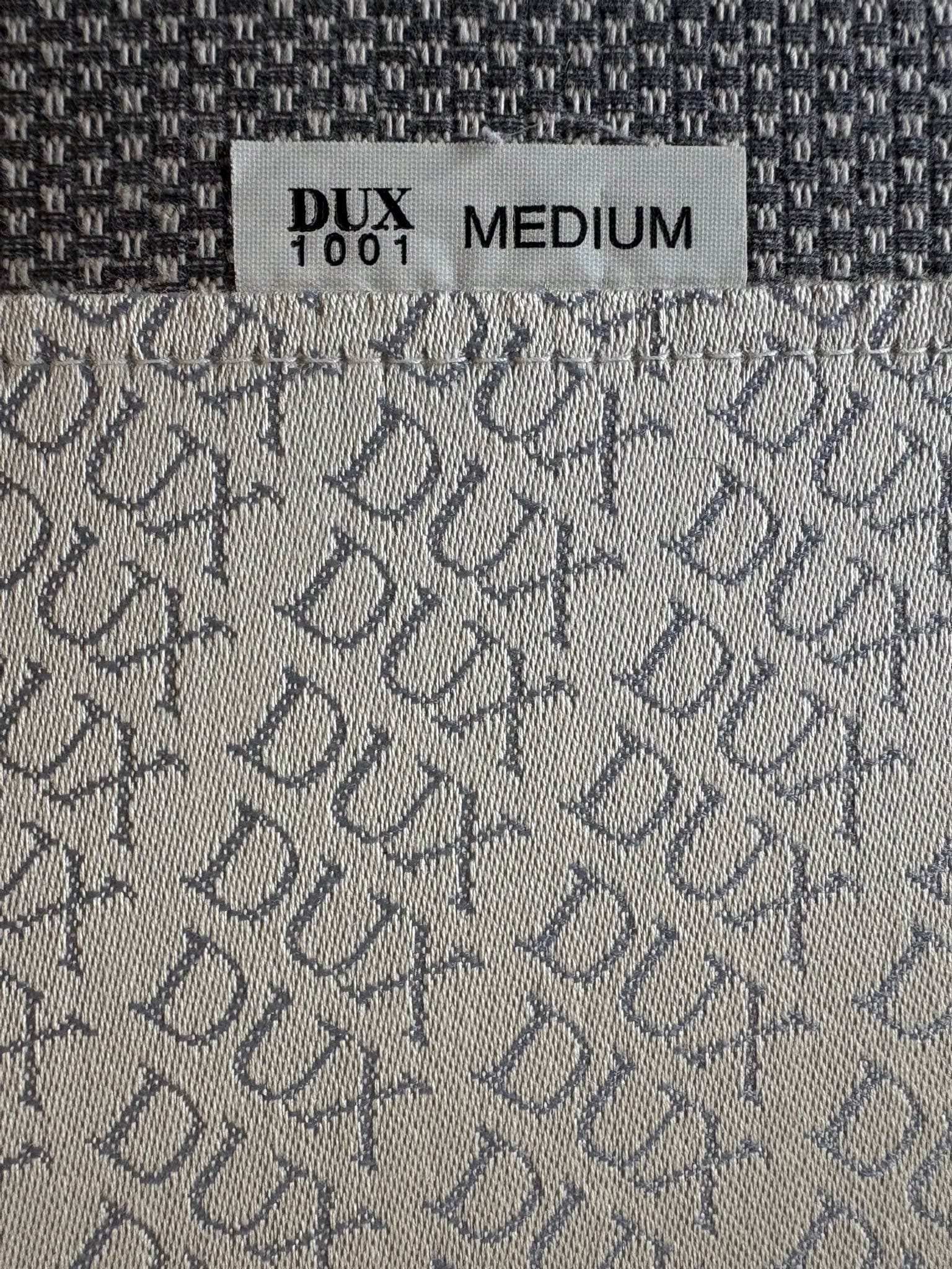 DUX 1001 ramsäng med resårbotten 90x200 cm, fasthet medium.