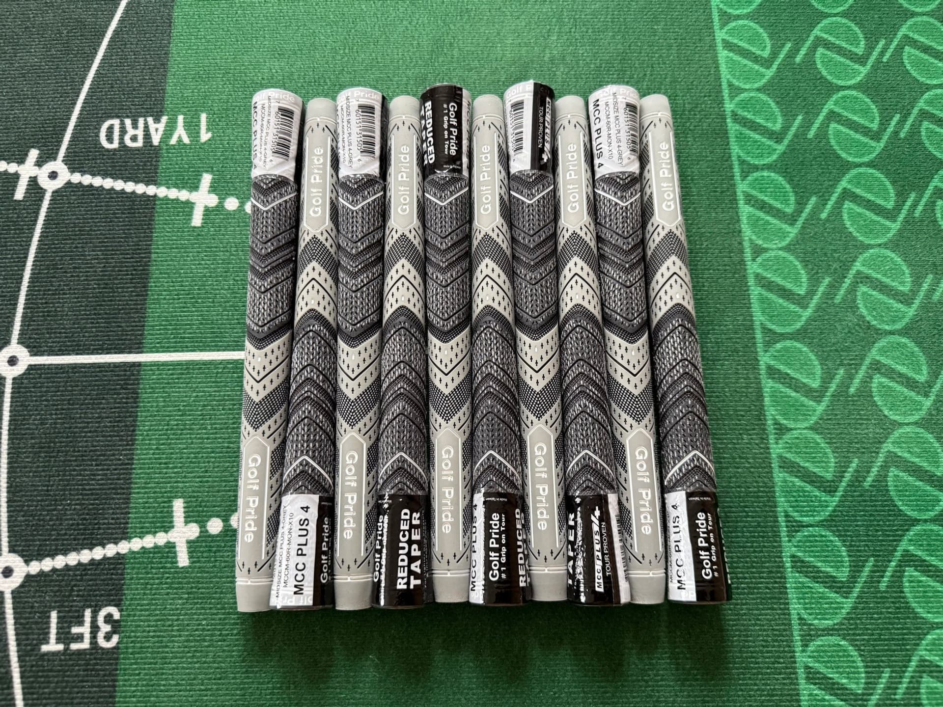 Golf Pride MCC Plus4 Midsize 10-pack grå