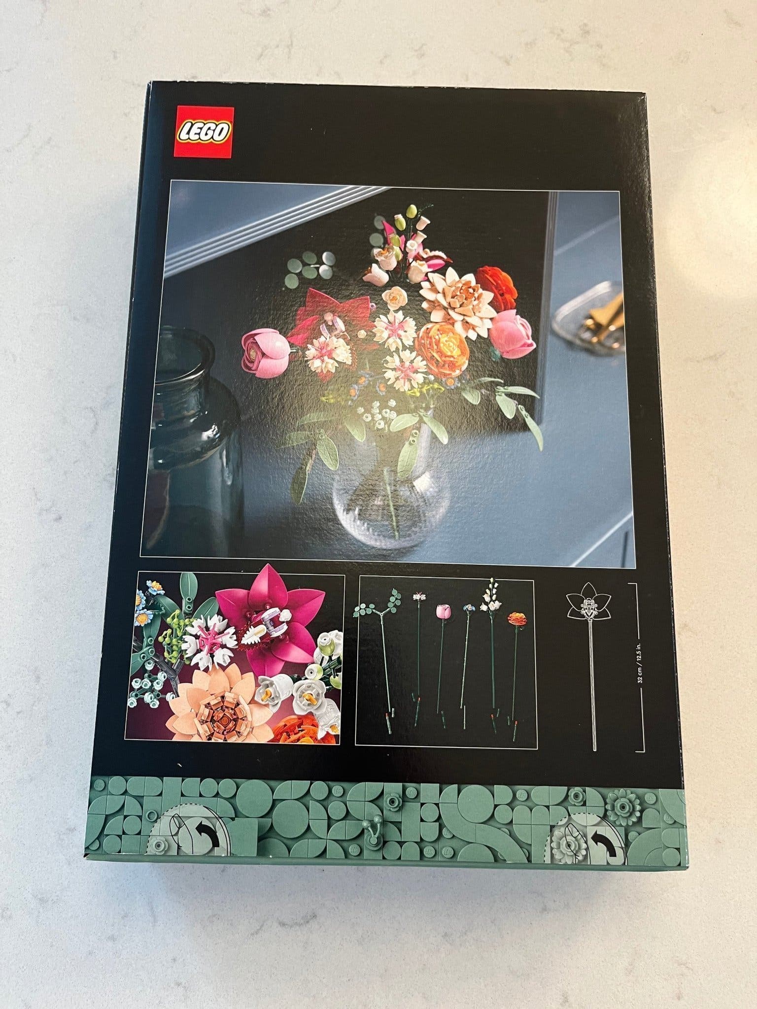 LEGO Botanicals 10342 Pretty Pink Flower Bouquet - Ny/Oöppnad