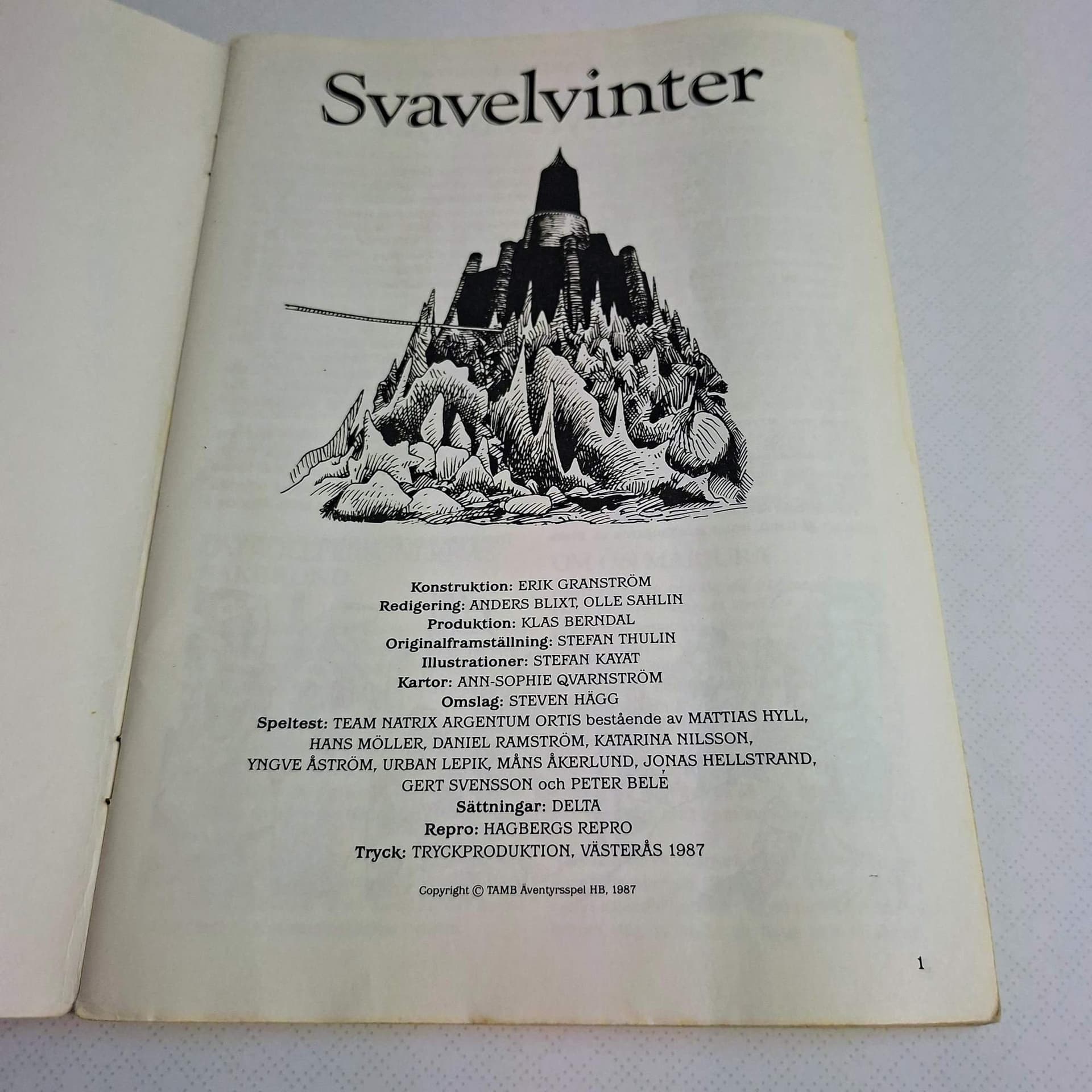 Klassiska SVAVELVINTER till Drakar och Demoner - Ereb Altor Vol II