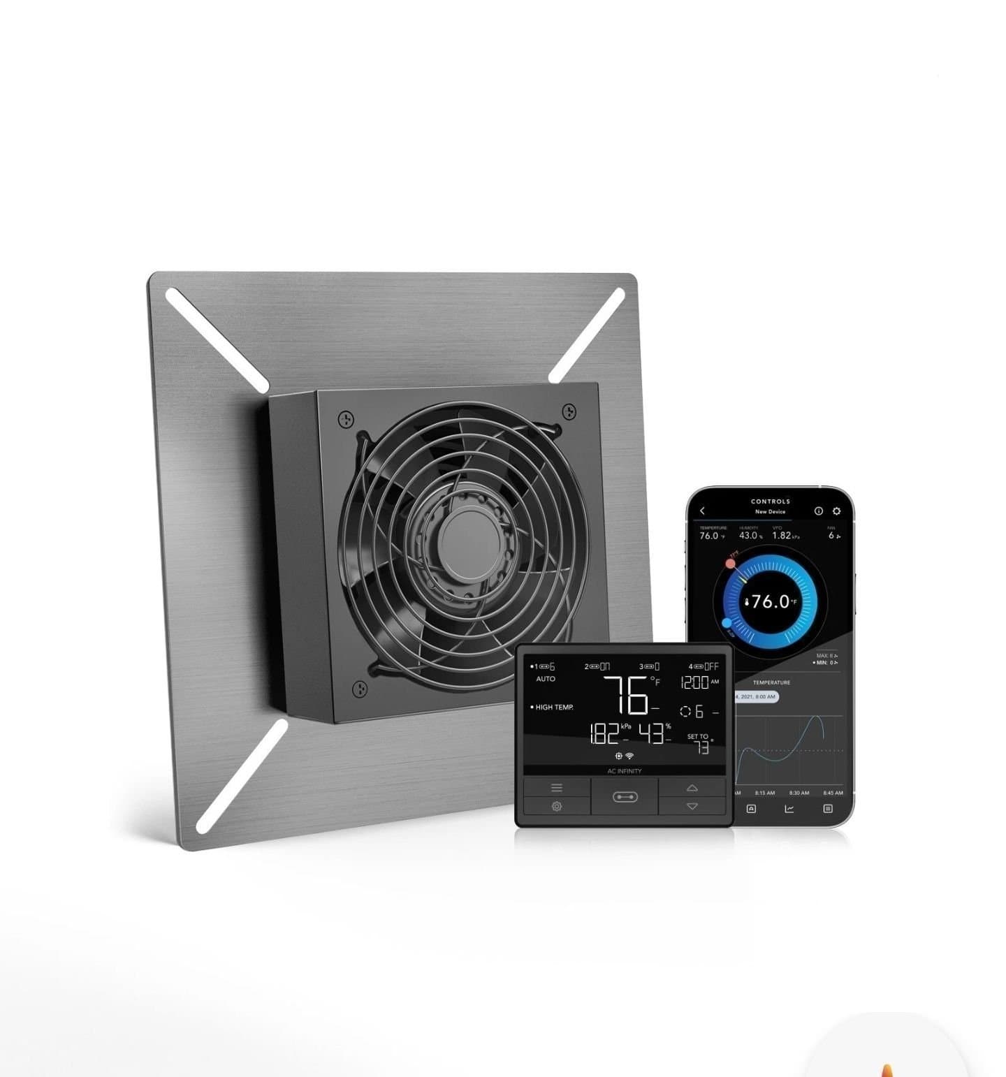 AIRTITAN T3 Ventilation Fan 6" for Crawl Space, Basement, Garage, At