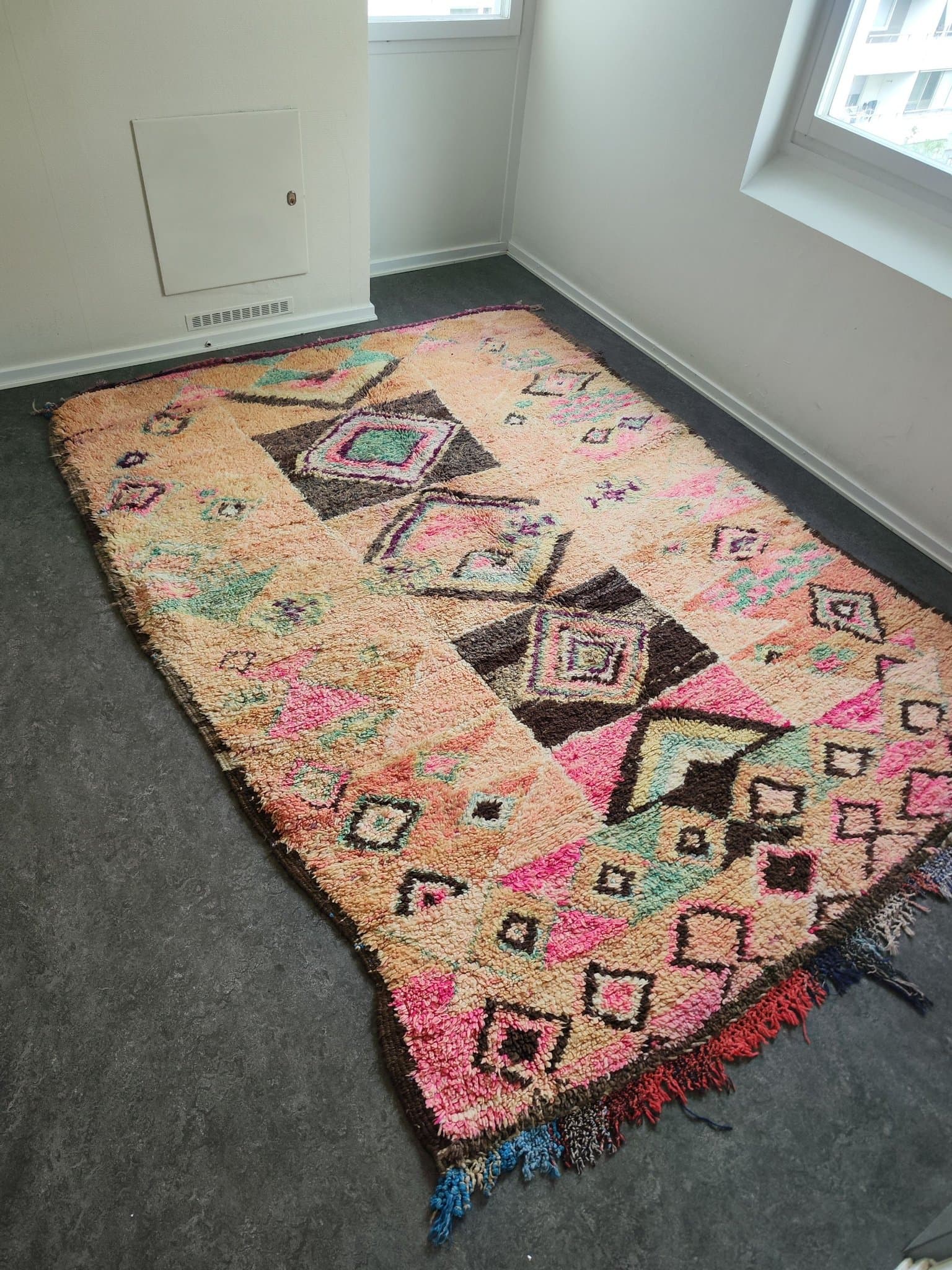 Helt ny äkta äkta Berber ull matta 200×275 gratis hem leverans Stockholm