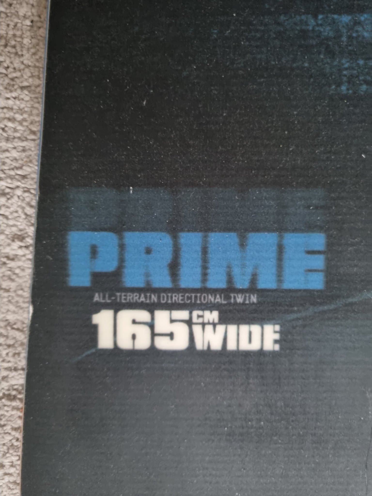 Snowboard Prime 165 cm Wide med Nitro bindningar