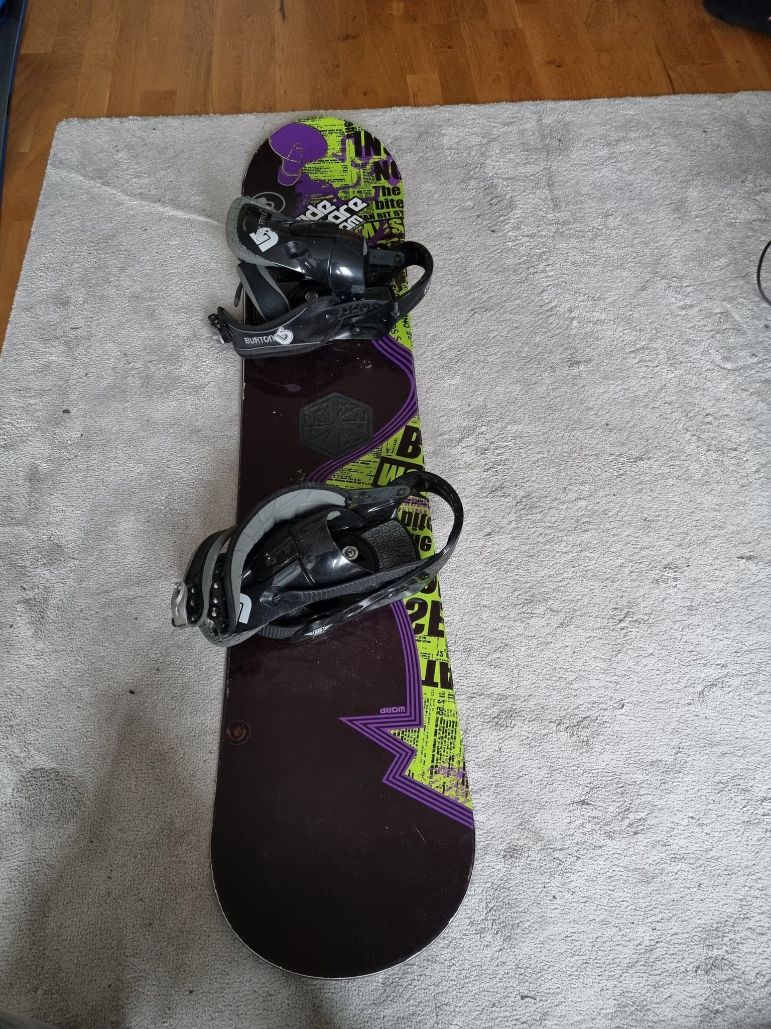 Burton Snowboard med Freestyle bindningar