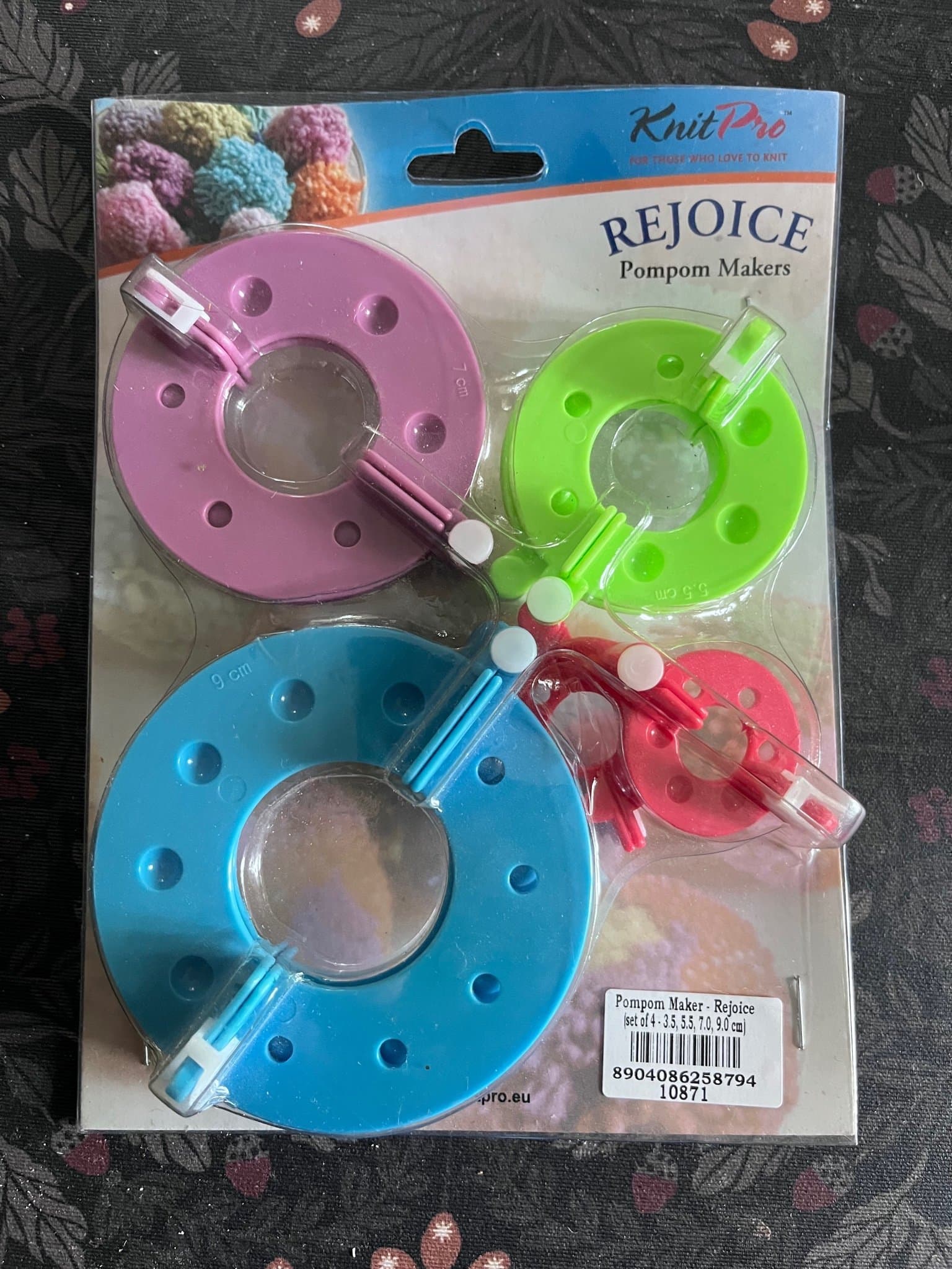 KnitPro Rejoice Pompon Makers, set om 4