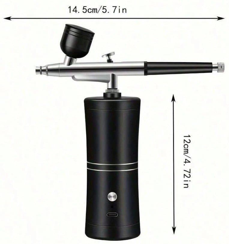 Bärbar Airbrush Kompressor Kit