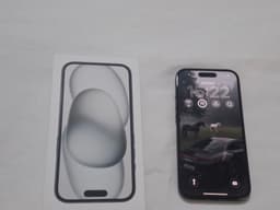 iPhone 15 128GB Svart – 87% Batterihälsa