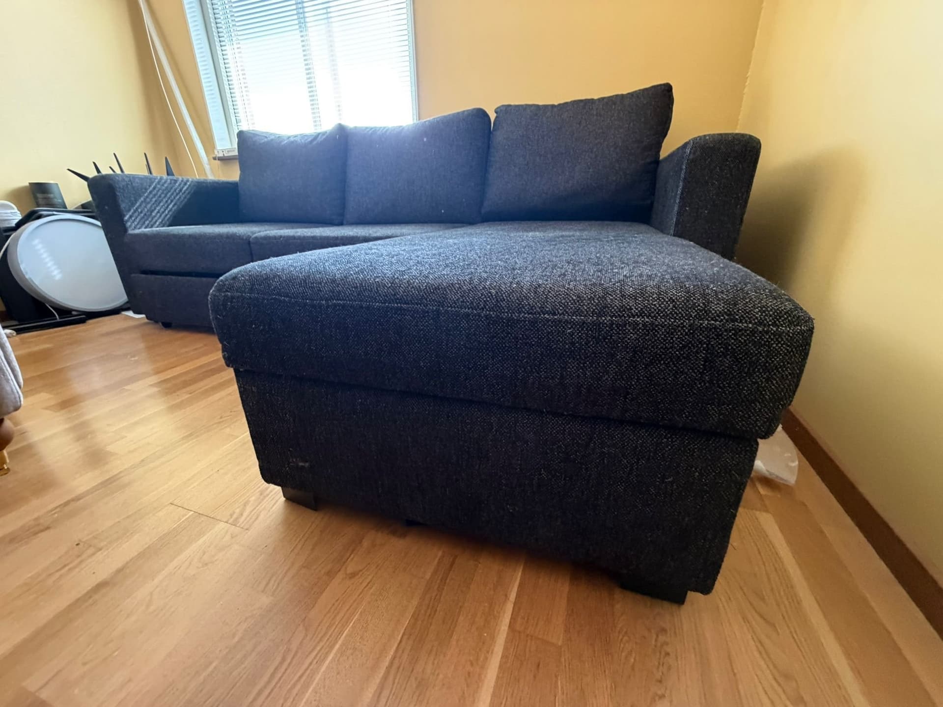Mio Svart Bäddsoffa/ Divansoffa, Fri Hemkörning