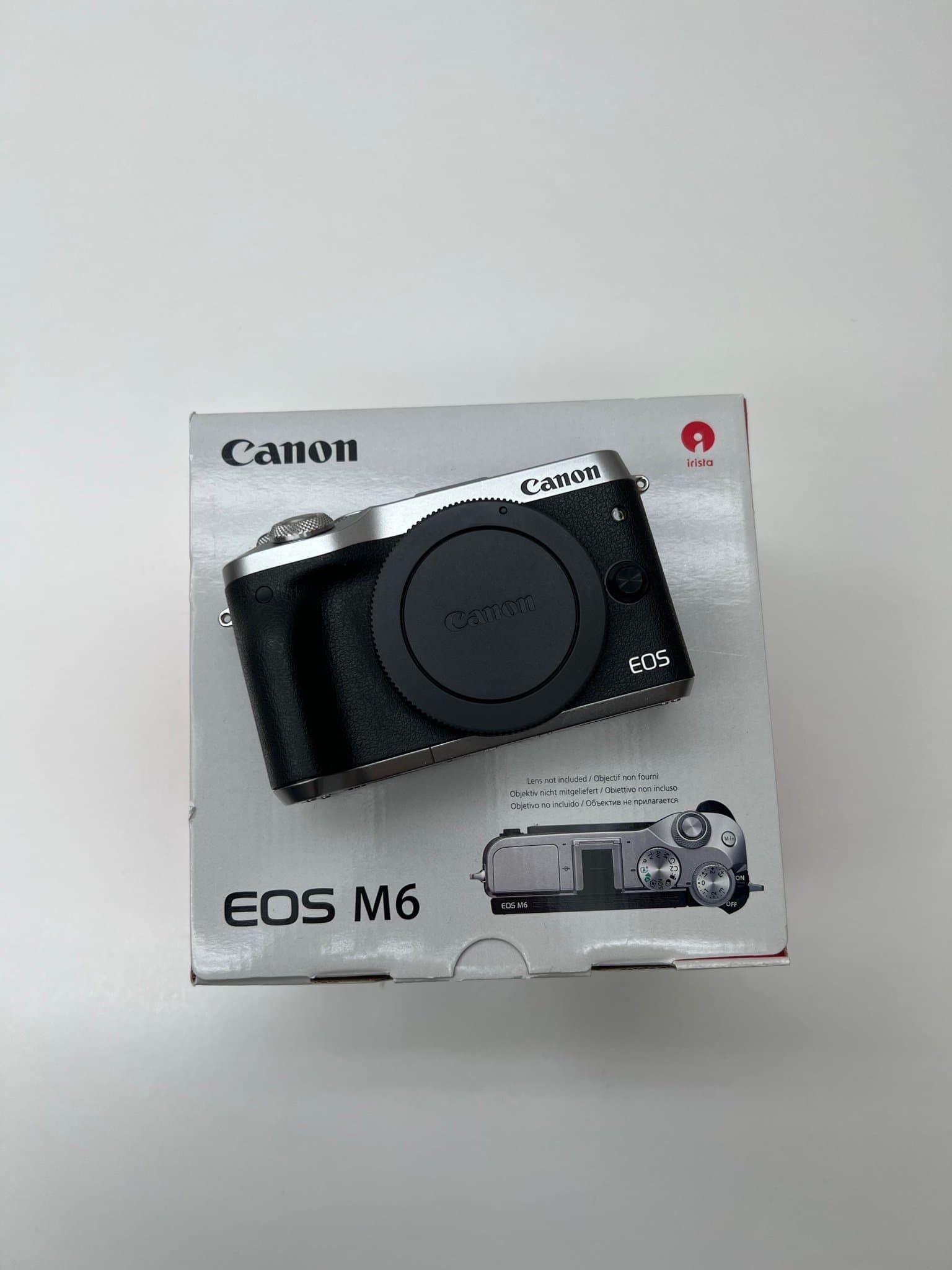 Canon EOS M6 systemkamera med objektiv och tillbehör