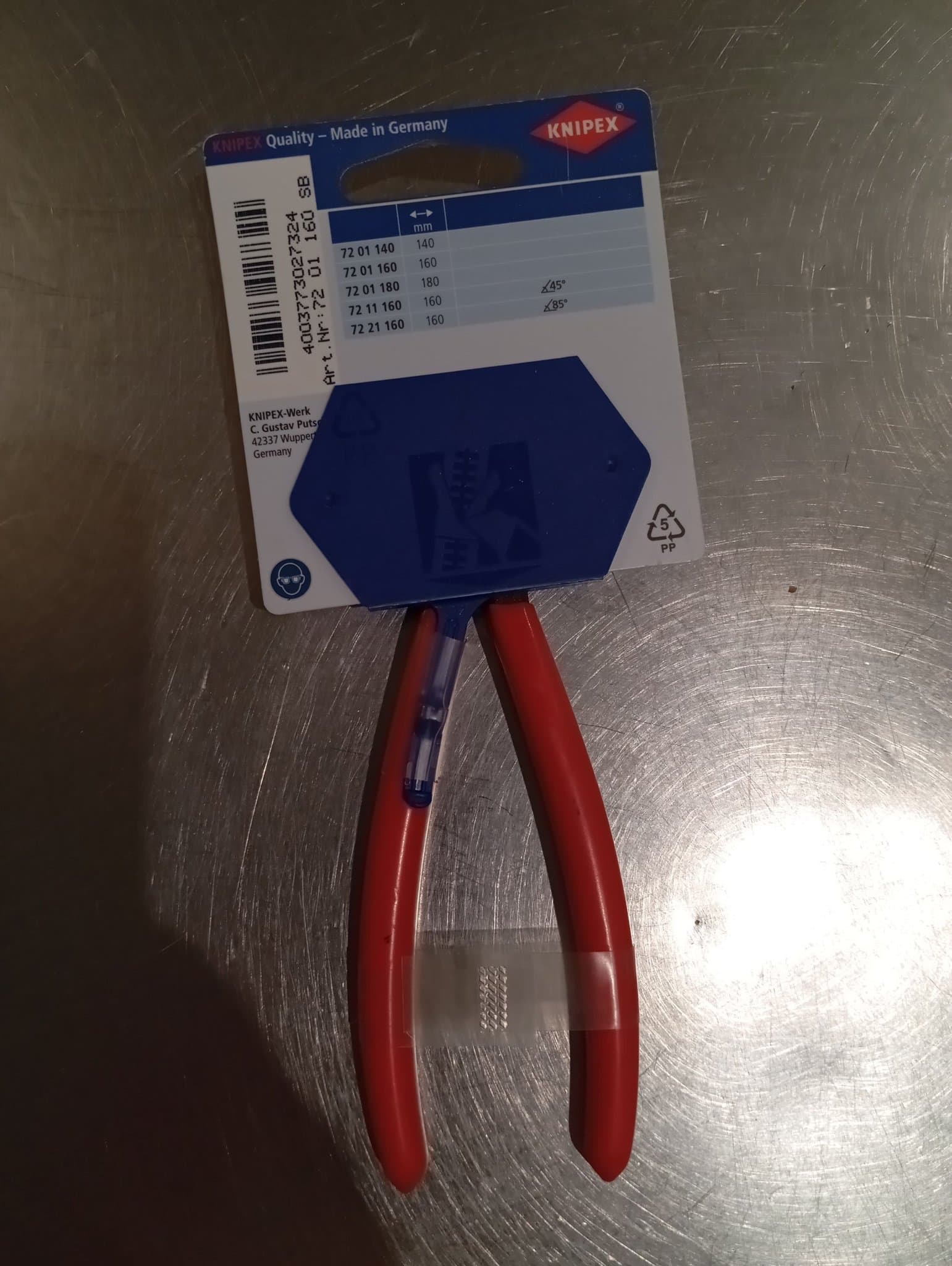 Knipex sidavbitare 160 mm 72 01 160