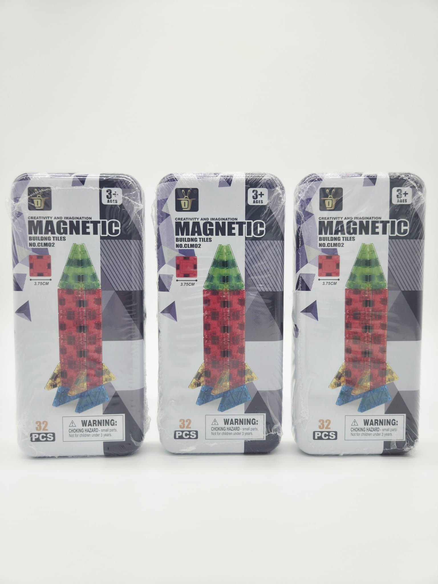 Mini Magnetic Tiles 96 delar (3.75cm)