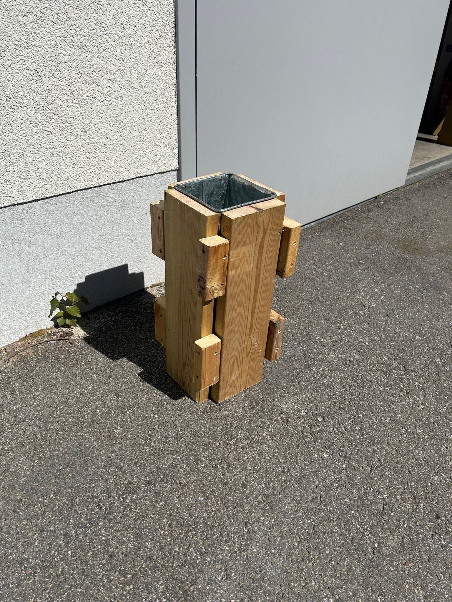 Utomhus Kruka trä/zink