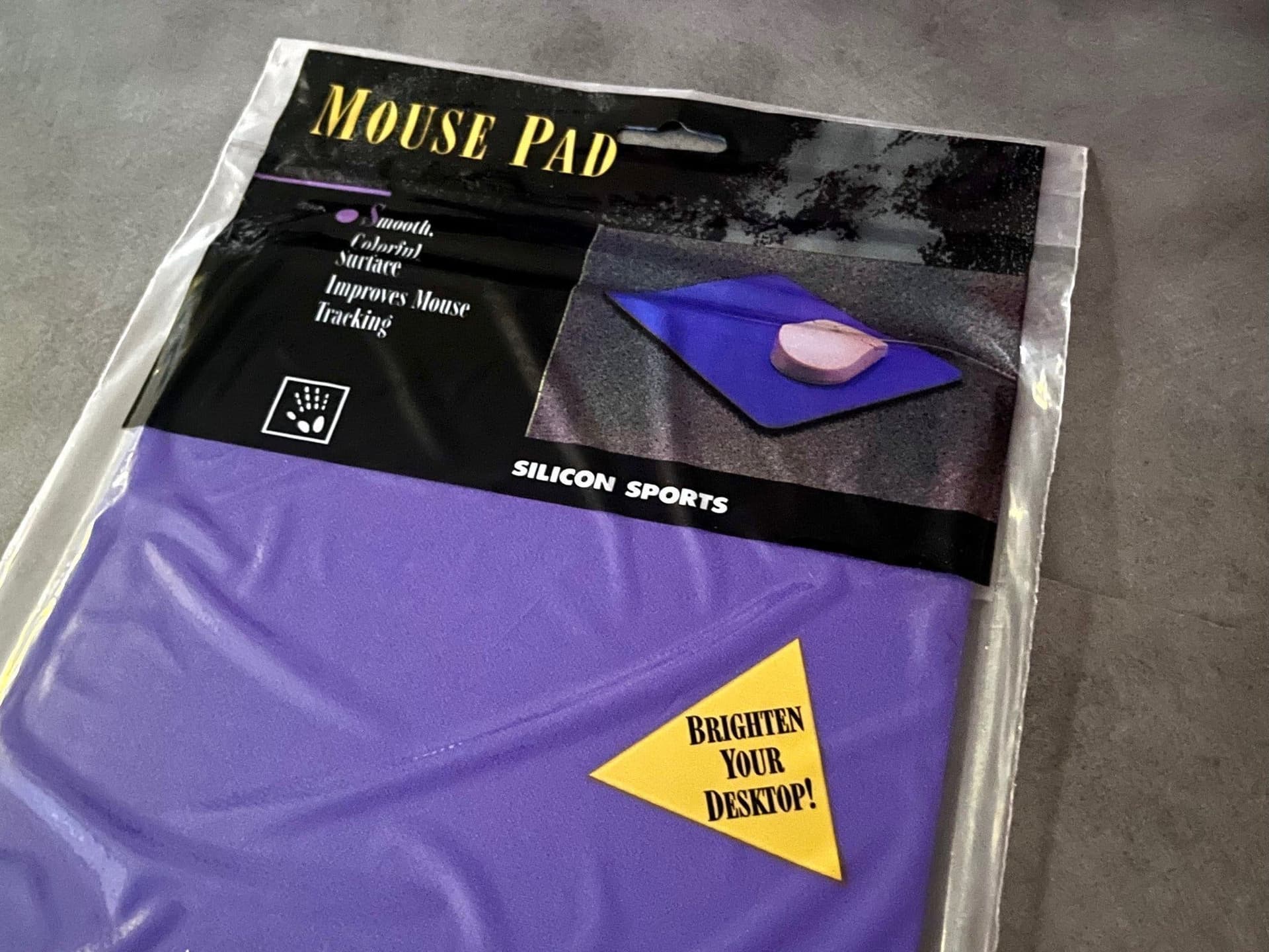 Vintage Musmatta 80’s / 90-tal Memphis style SILICON SPORTS för Atari Amiga IBM