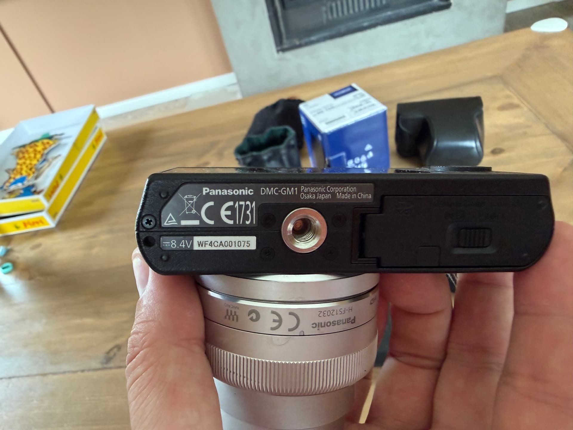 Panasonic DMC-GM1 Kompakt systemkamera med 4 objektiv och tillbehör