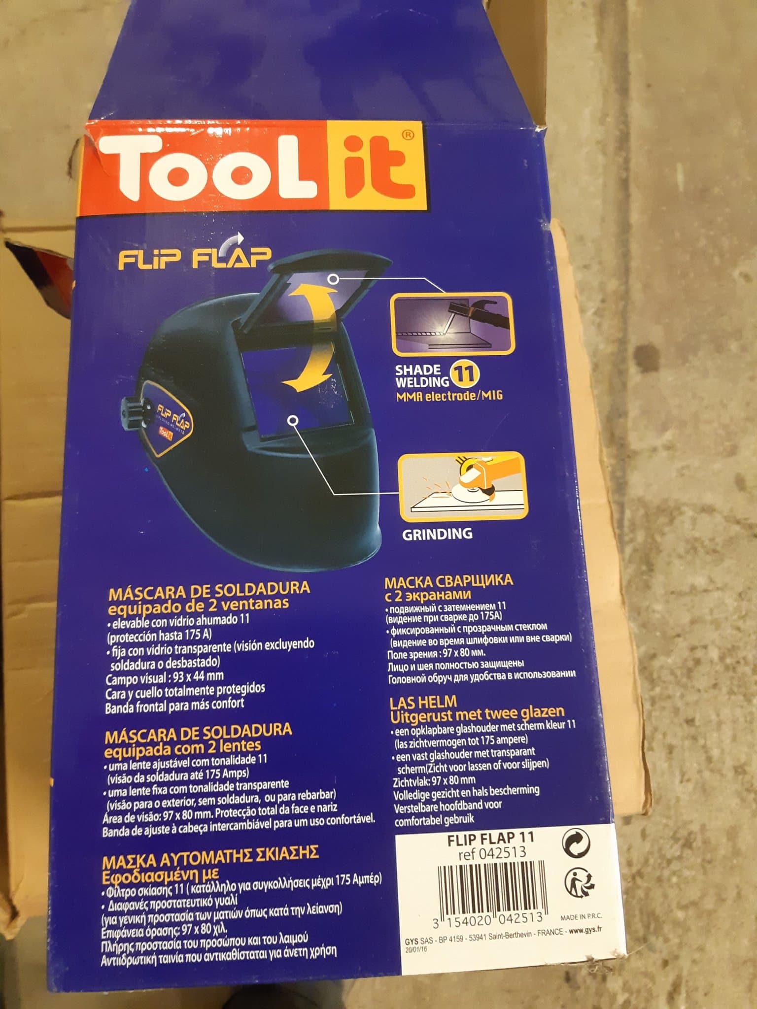 Tool It Flip Flap svetshjälm