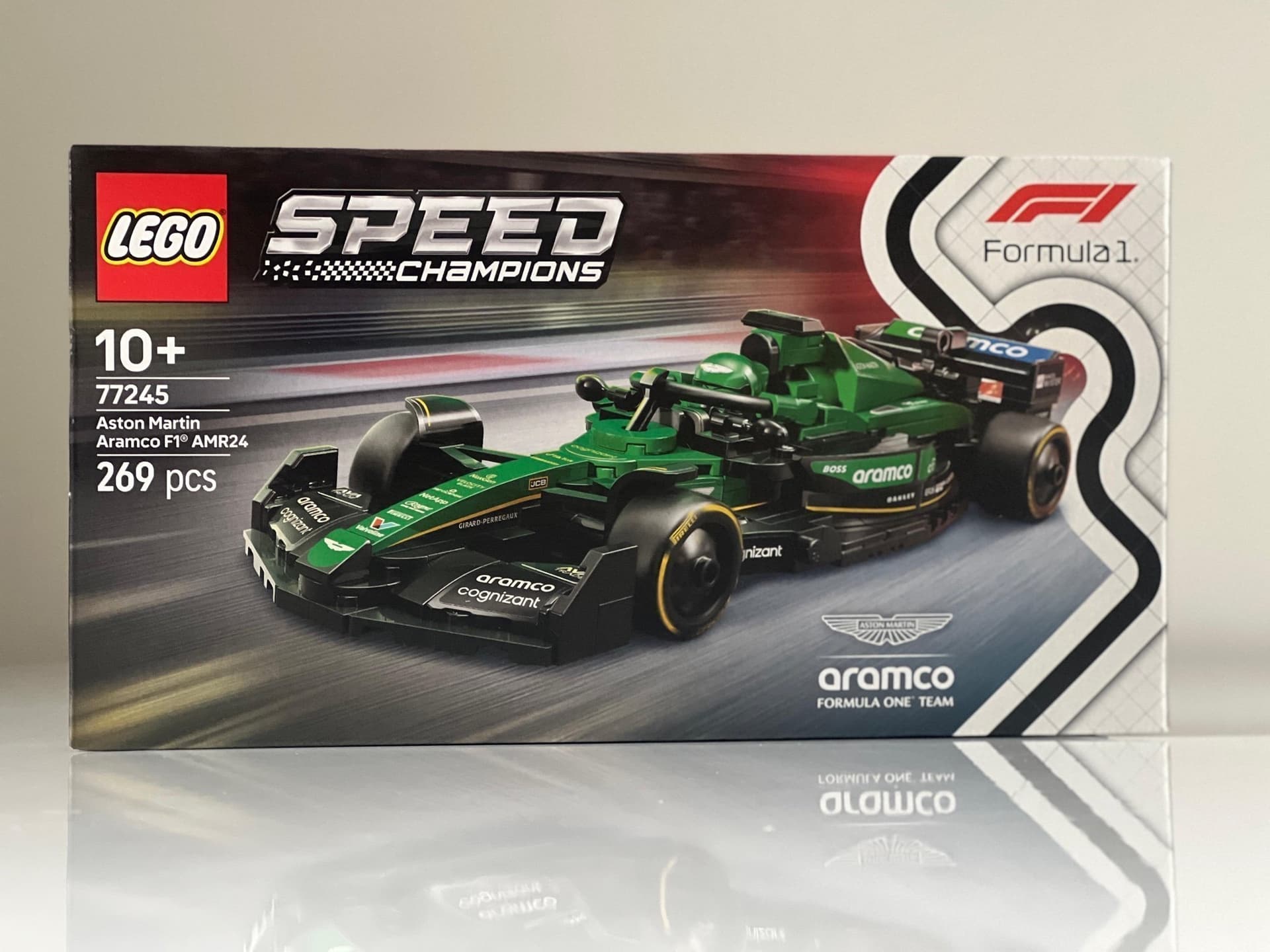 LEGO Speed Champions Aston Martin Aramco F1 AMR24 77245