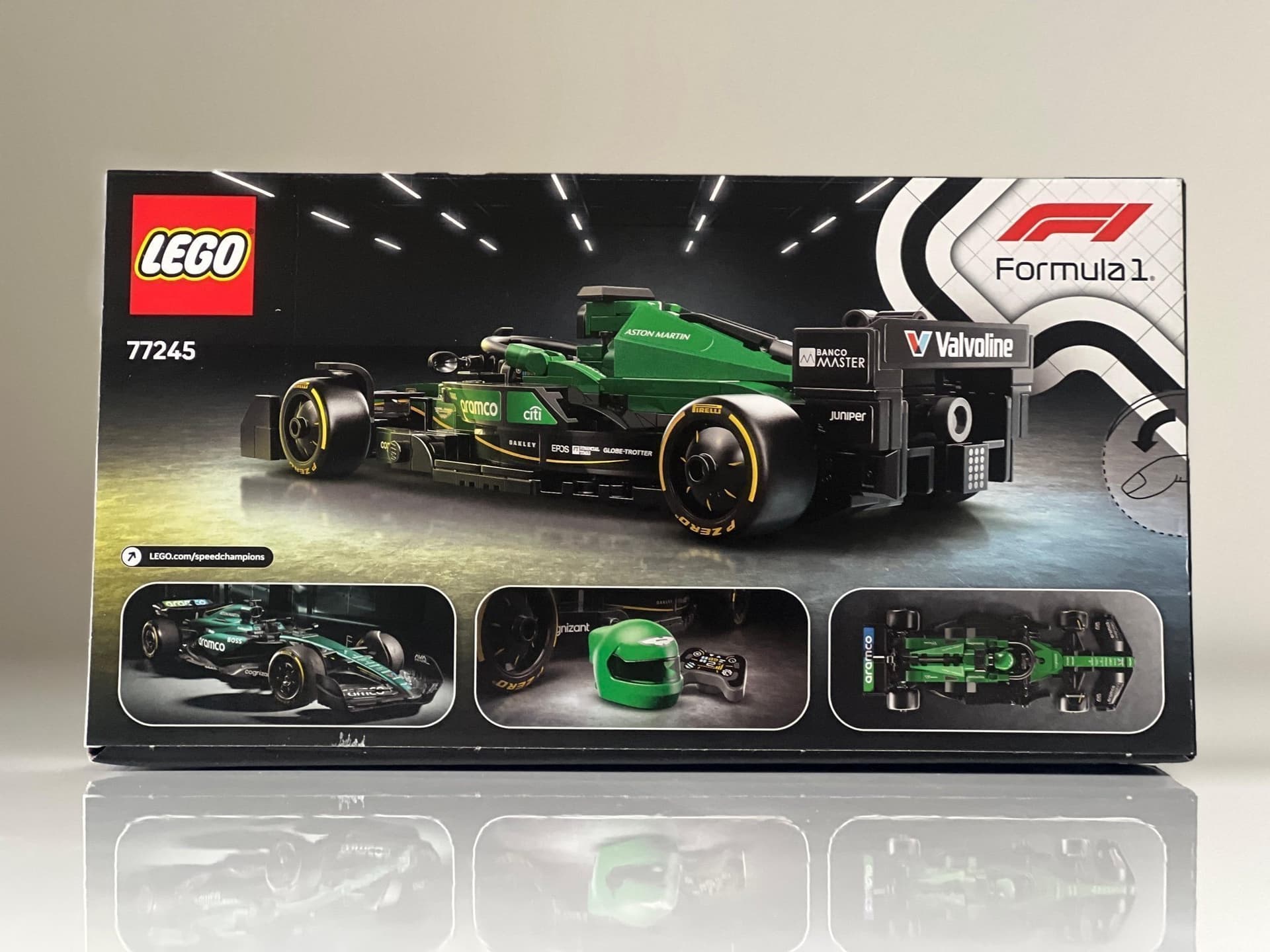 LEGO Speed Champions Aston Martin Aramco F1 AMR24 77245