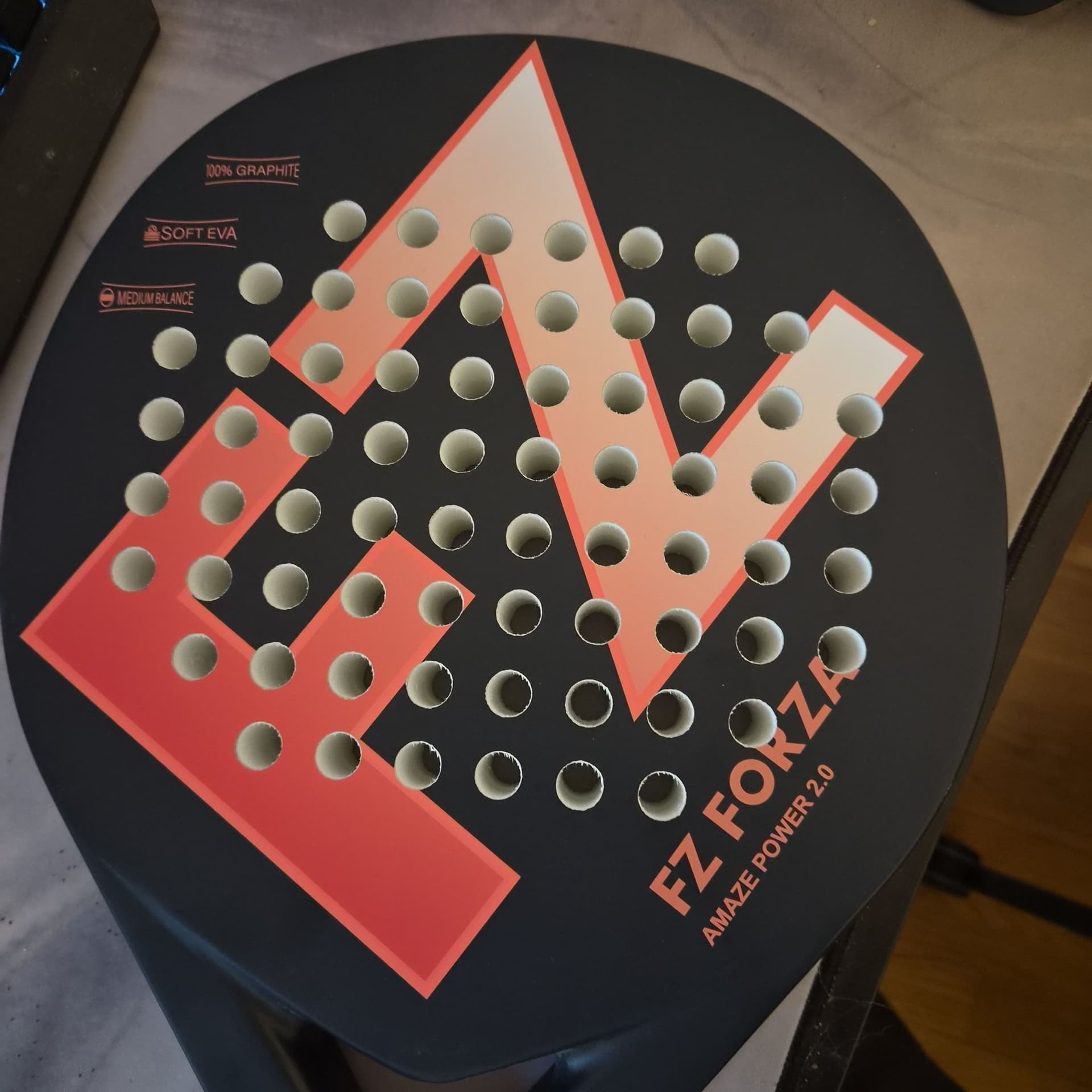FZ Forza Padelracket Svart/Röd – Mycket fint skick! Lättspelat