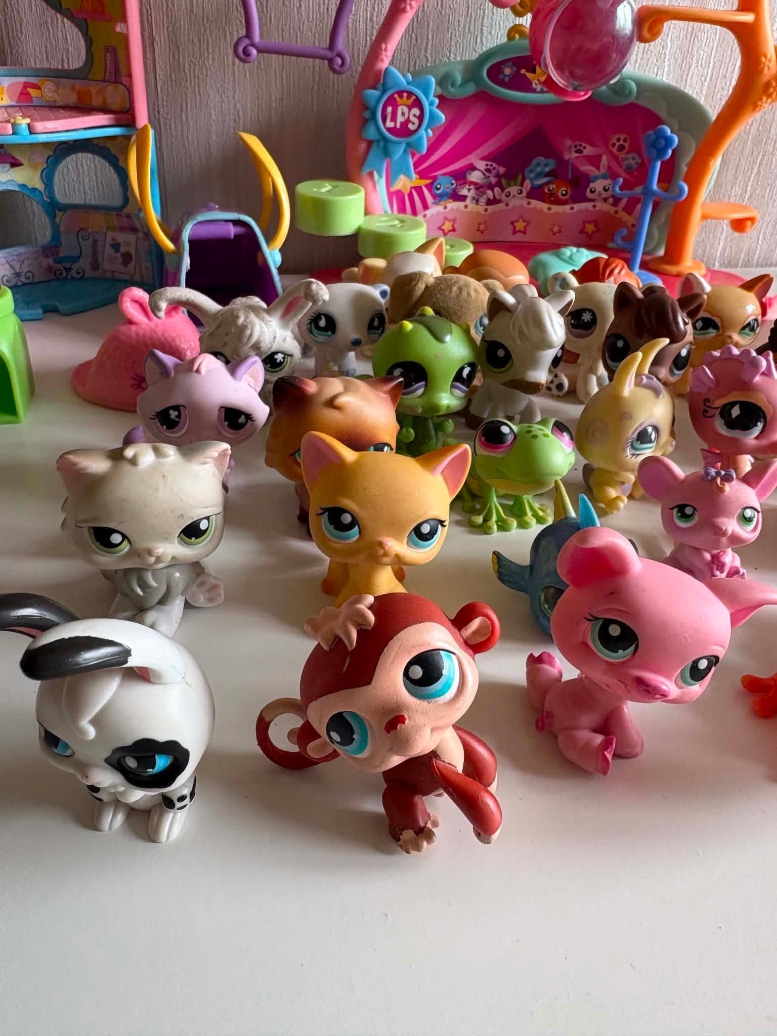 Lättläst Pet Shop figurer + Tillbehör Authentic