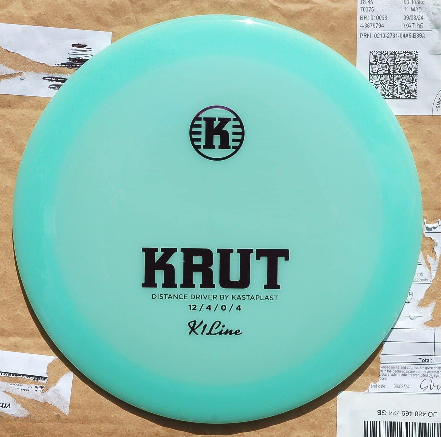 Kastaplast Krut first run, ny och okastad, discgolf