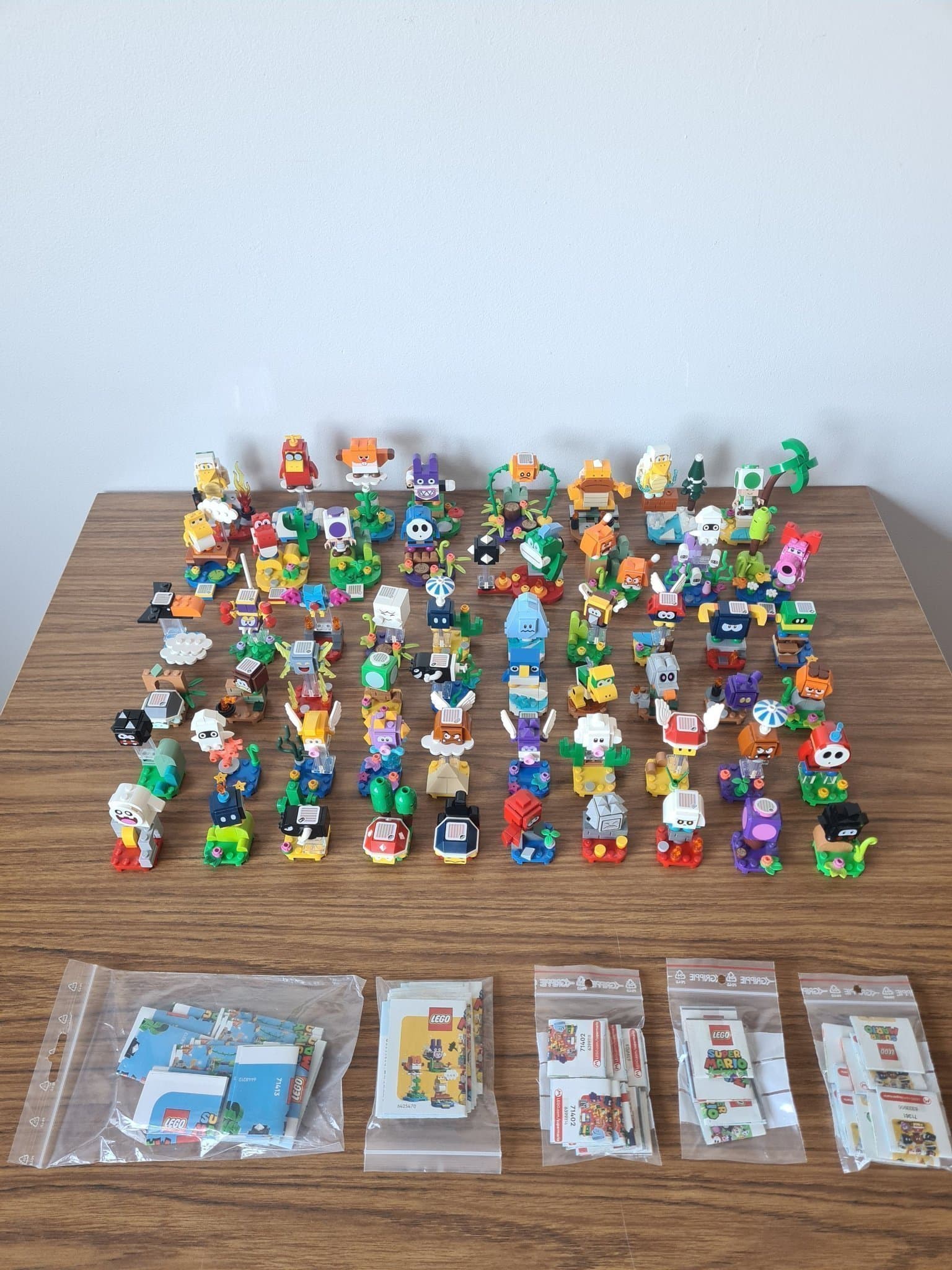 100% Komplett samling | LEGO Super Mario | Figurer / Serie 1 - 6