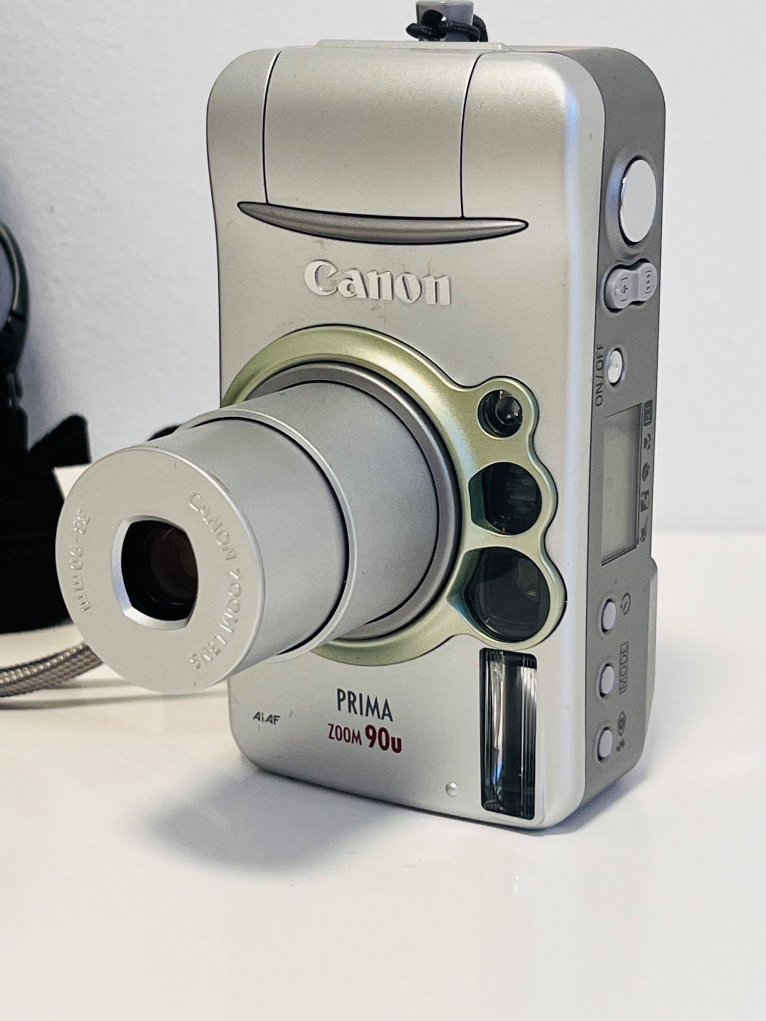 Canon PPRIMA zoom 90u Kamera Analog Kompaktkamera 38-90 mm Super Bra Skick!