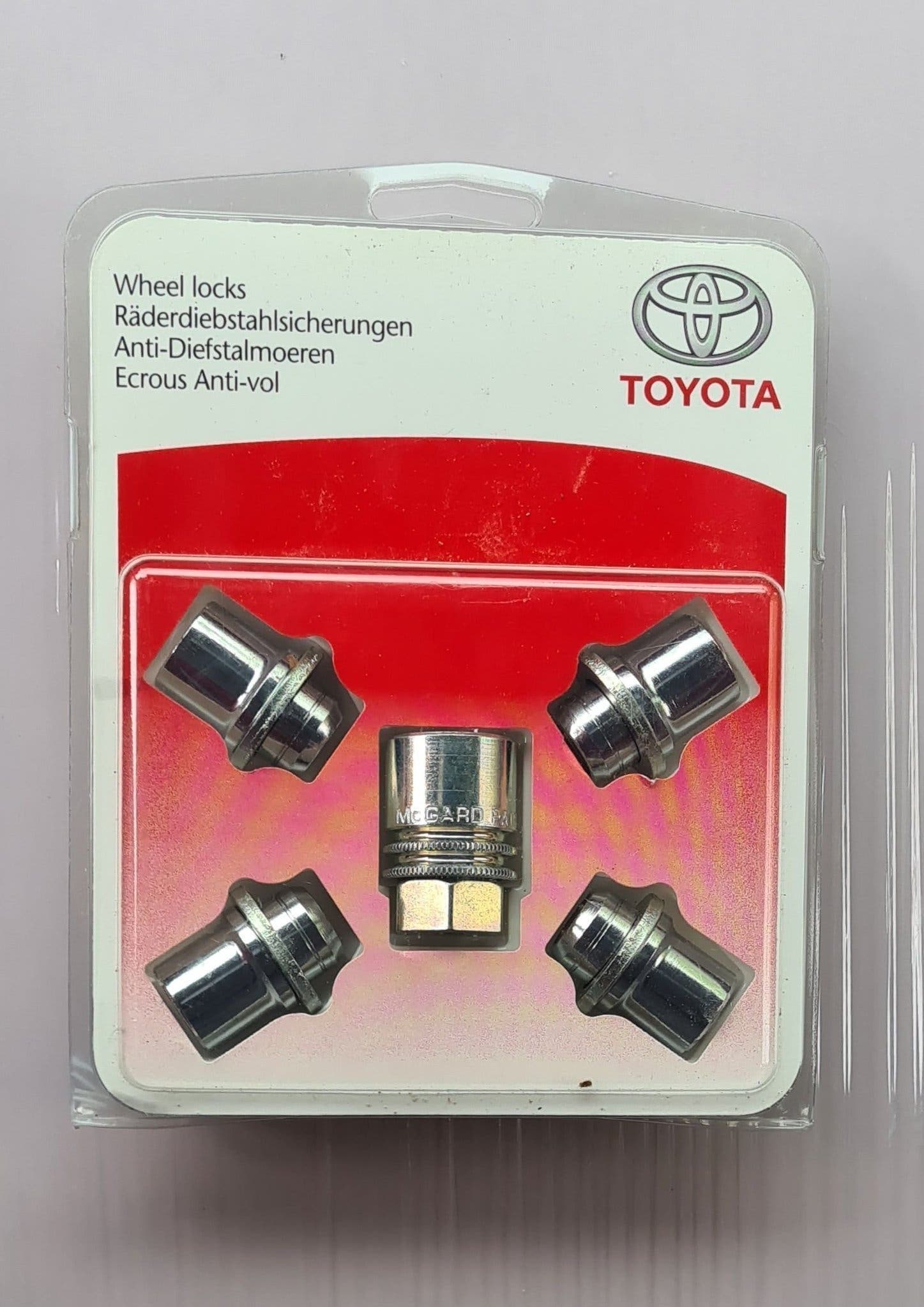 Toyota original låsbultar / hjullås PZ413-99683-00 – nya förseglade – McGard