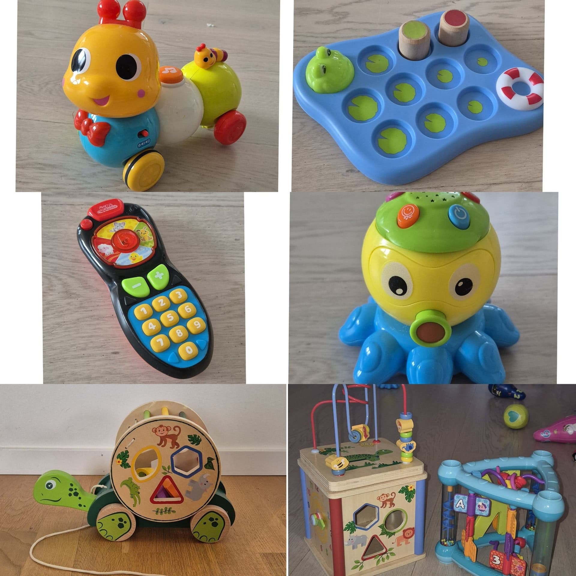 Blandade babyleksaker