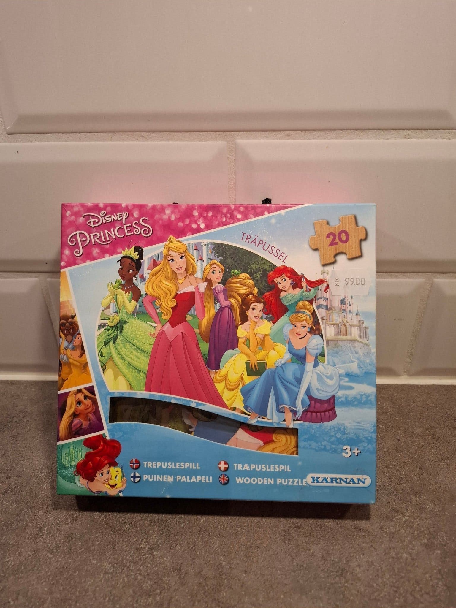Disney prinsessor träpussel 20