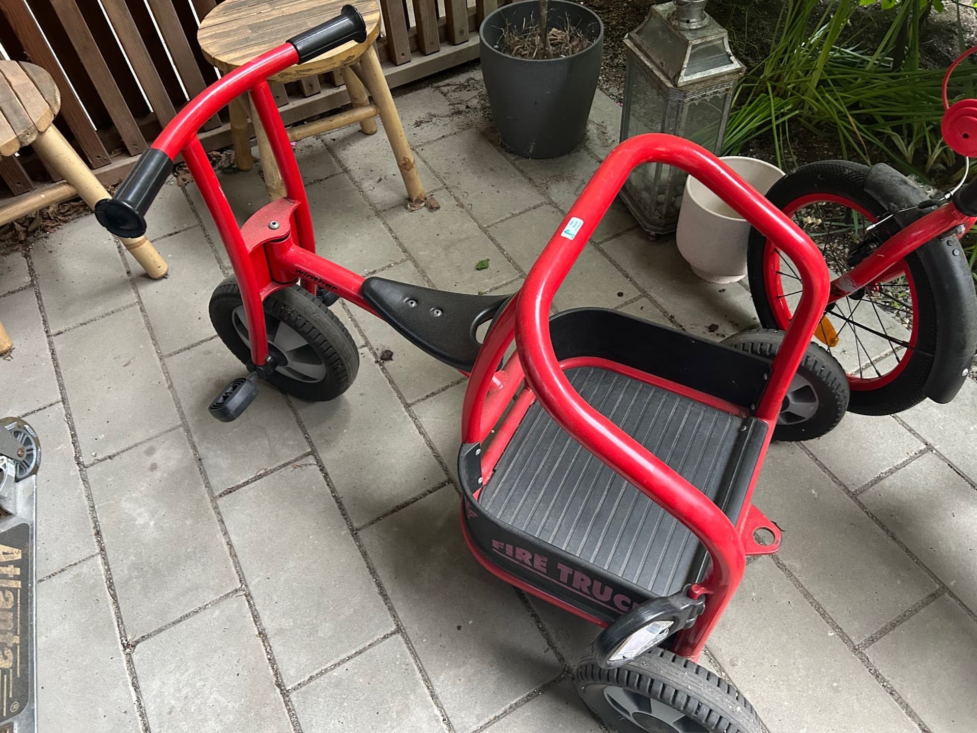 Winther Trehjuling "Fire Truck"