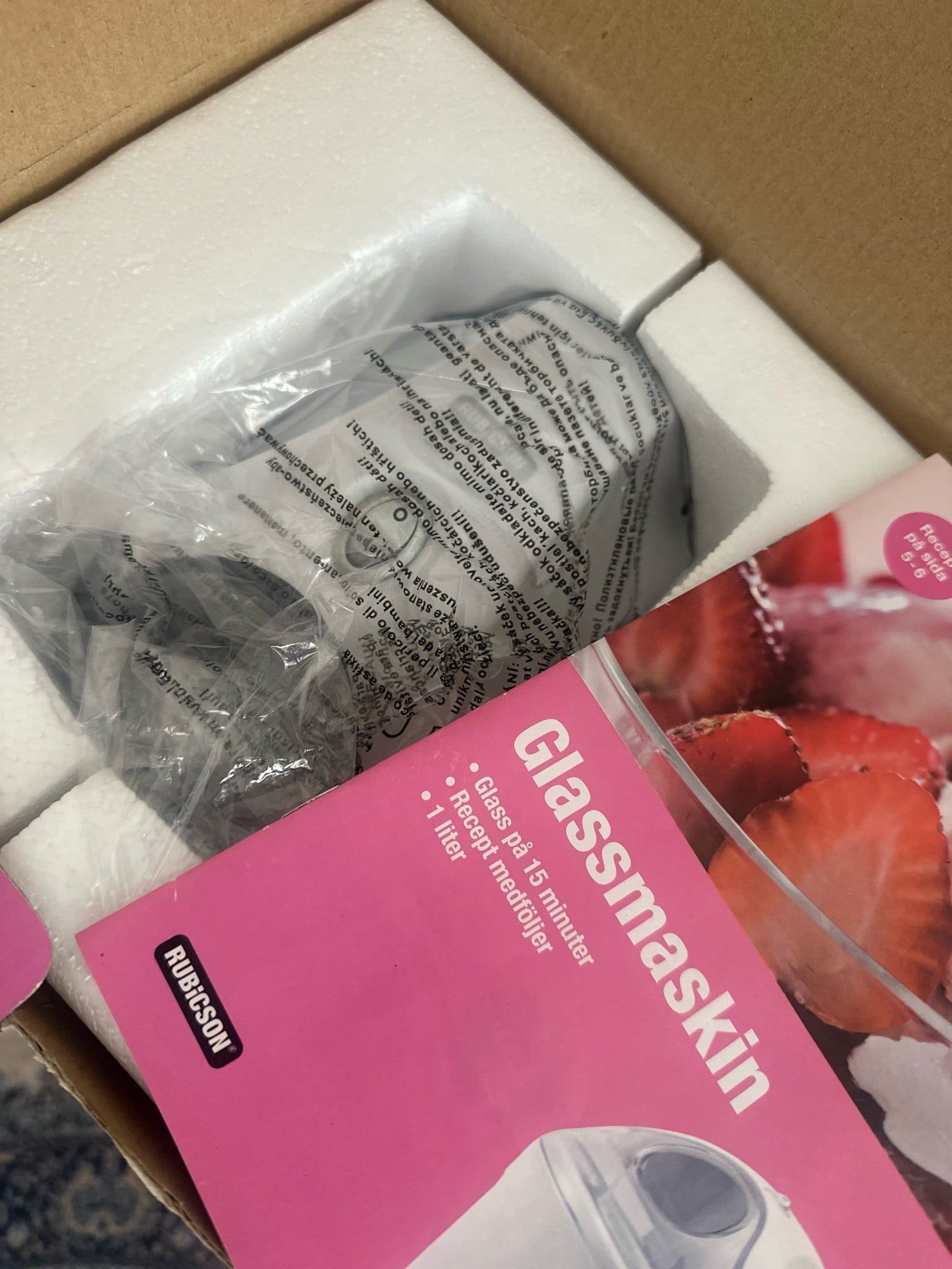 Glassmaskin Rubicson 1 liter