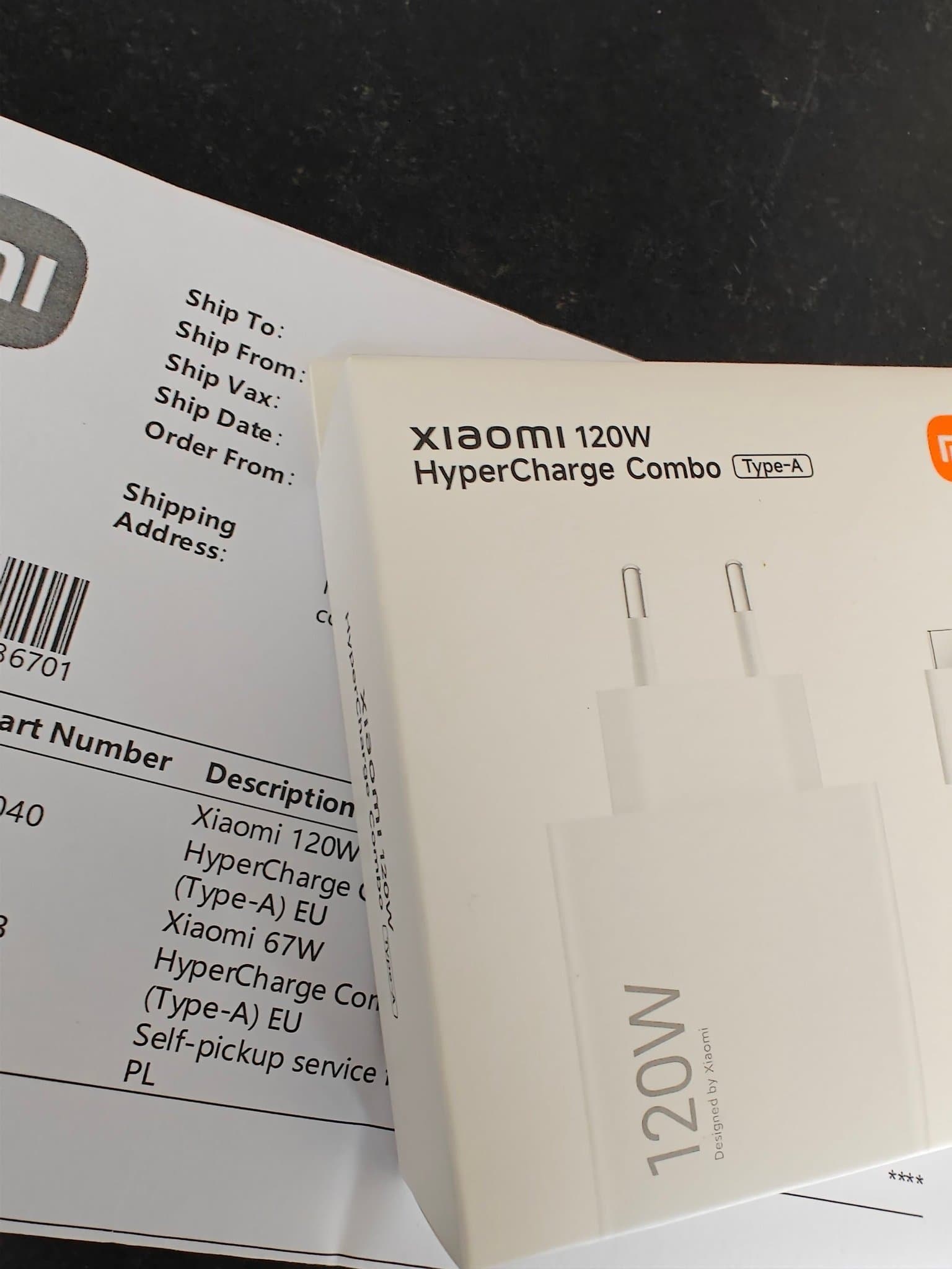 Helt NY Xiaomi 120W HyperCharge Combo (Type-A) Laddare