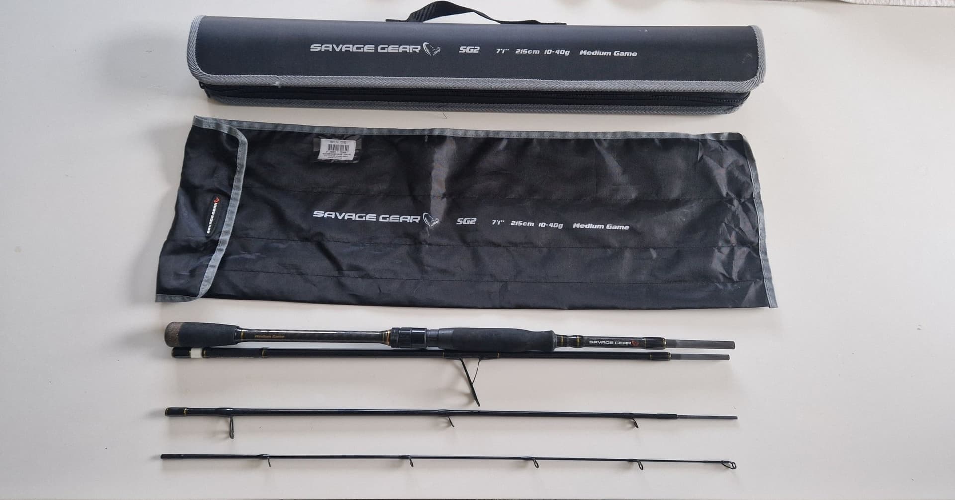 Savage Gear SG2 Medium Game Travel spö 7' 215 cm 10–40 g 4 delar