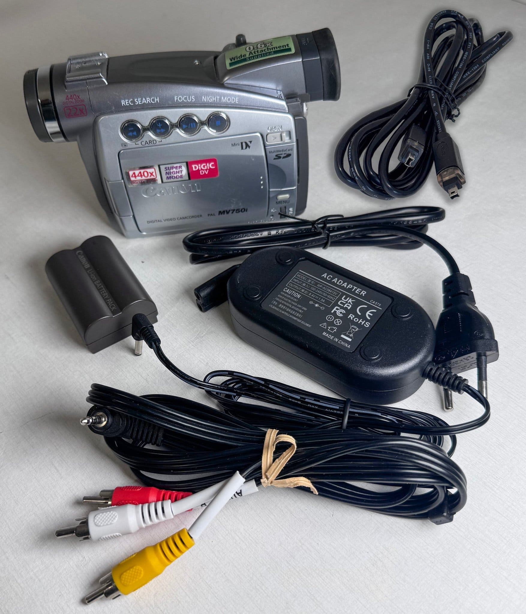 Canon MV750i - videokamera - MiniDV band/kassett