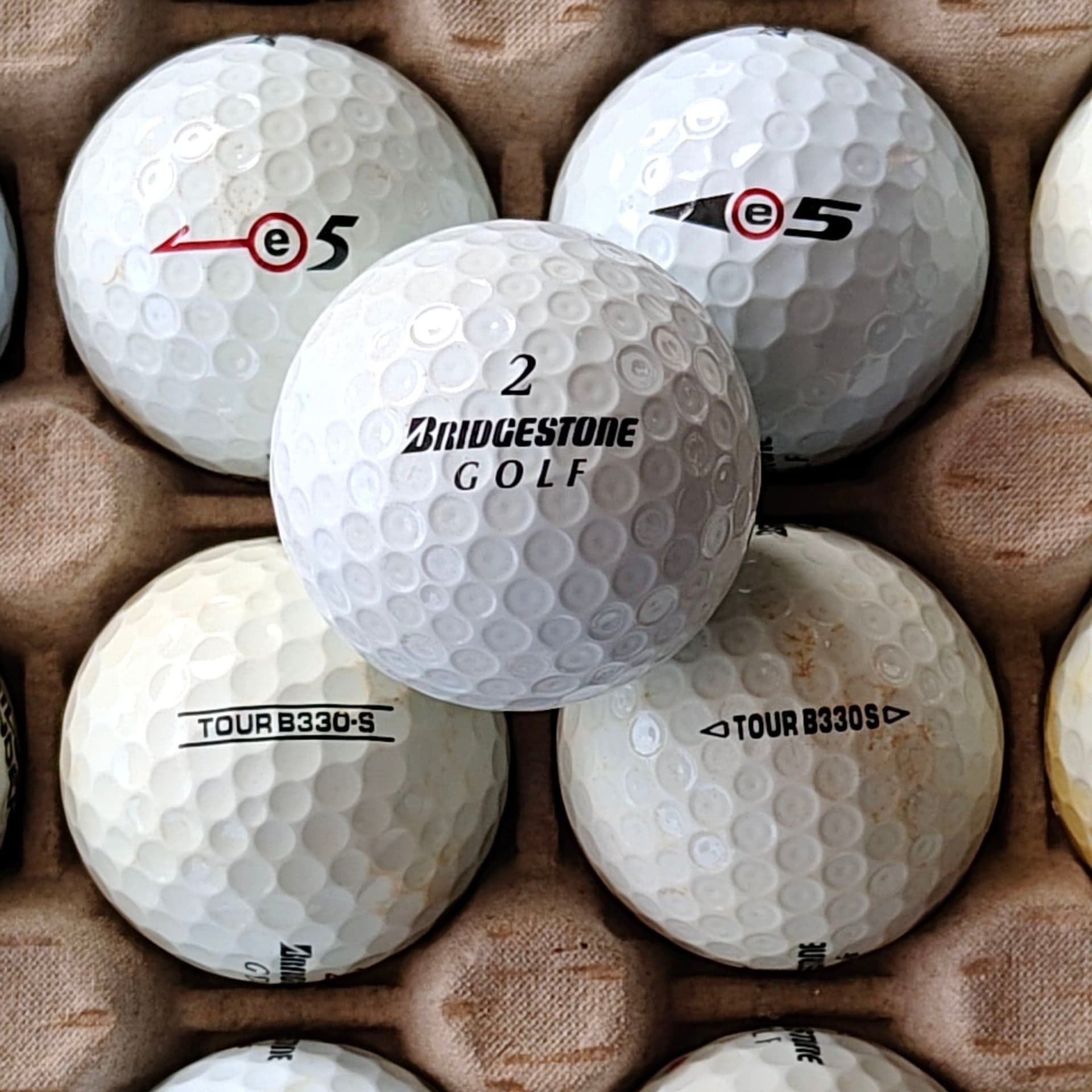 24 st Bridgestone E5 Urethane & B330-serien – Extra prisvärda urethanbollar!